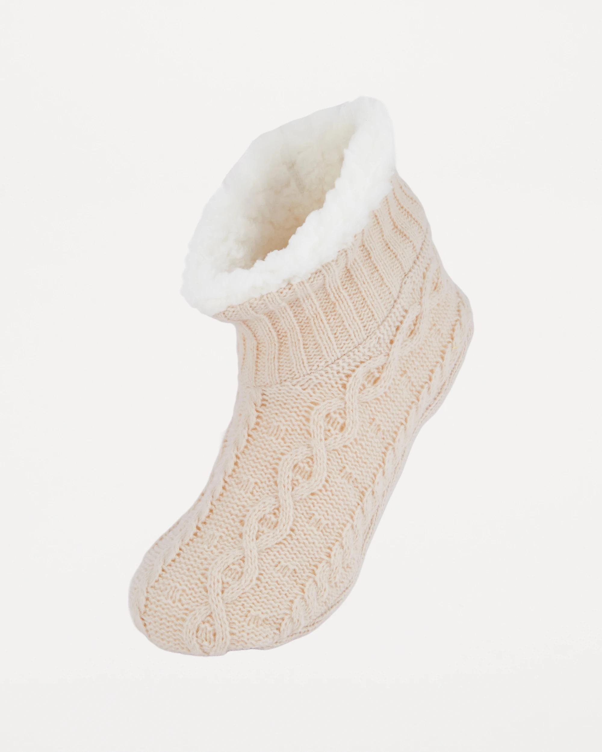 2 Cable Bootie Beige Cld, 2 of 4