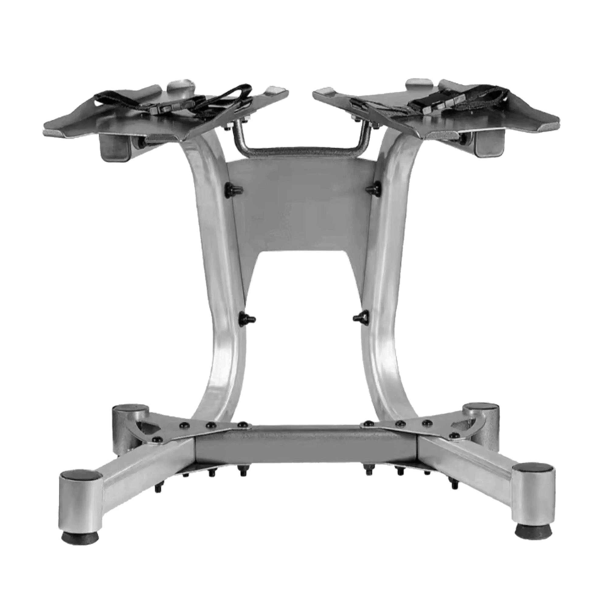 1 Fitness Master Adjustable Dumbbell Stand Rack Holder Home Gym Equipment Weight, 1 of 6