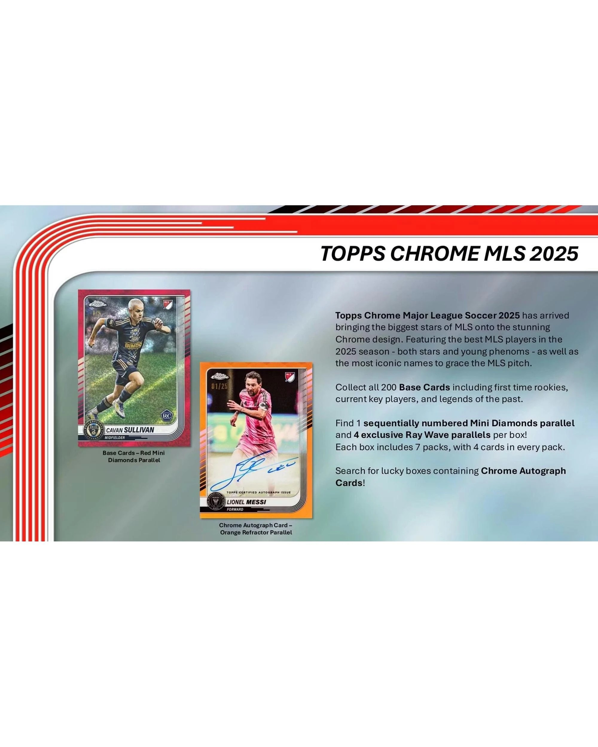 2 Topps Chrome MLS Major League Soccer 2025 Blaster Box, 2 of 9