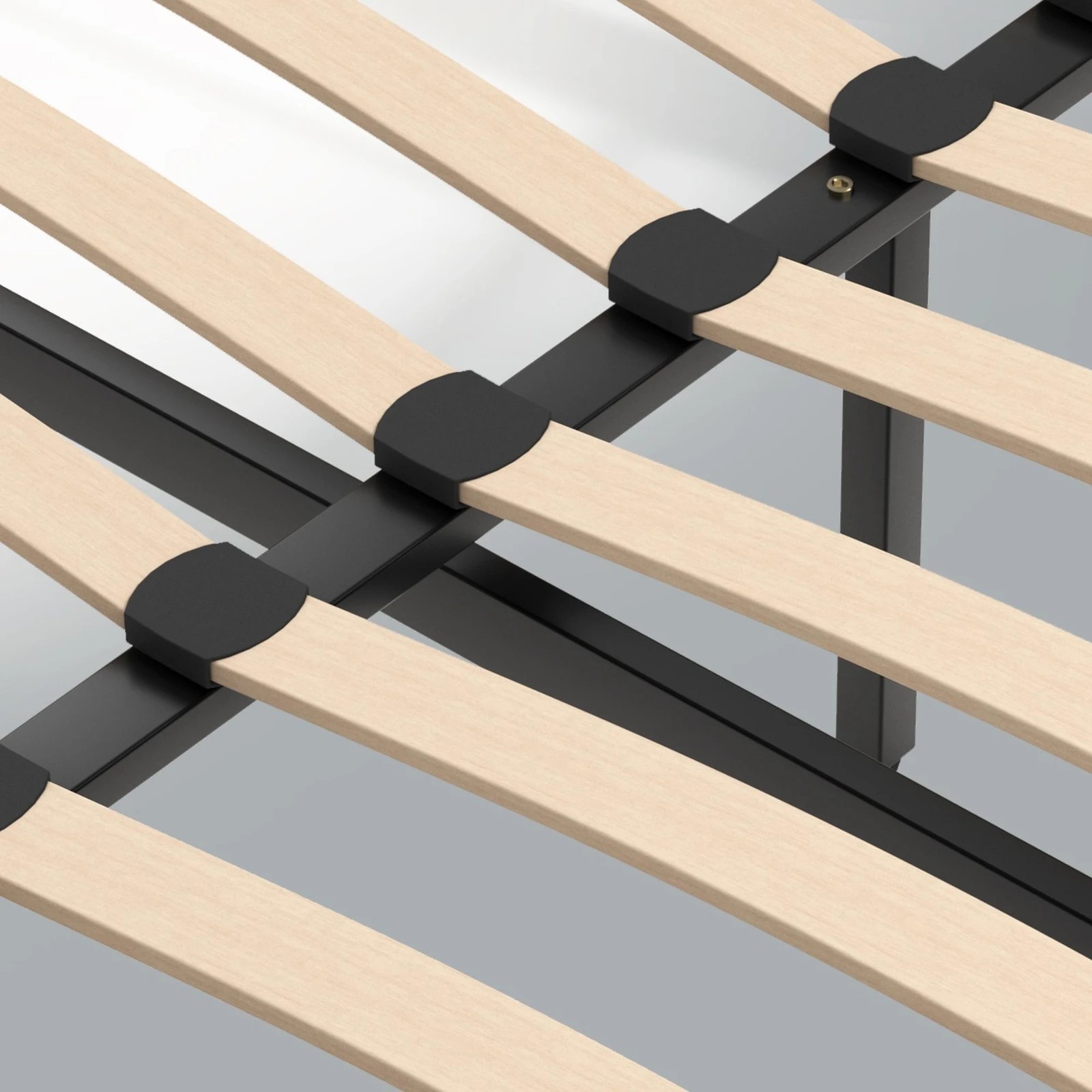 9 Alfordson Bed Frame King Size Platform RGB LED Gas Lift Base Storage - White, 9 of 10