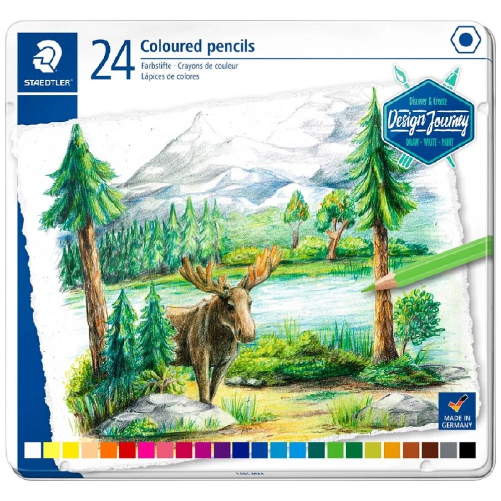 1 Staedtler Coloured Pencils 24 Pack, 1 of 3