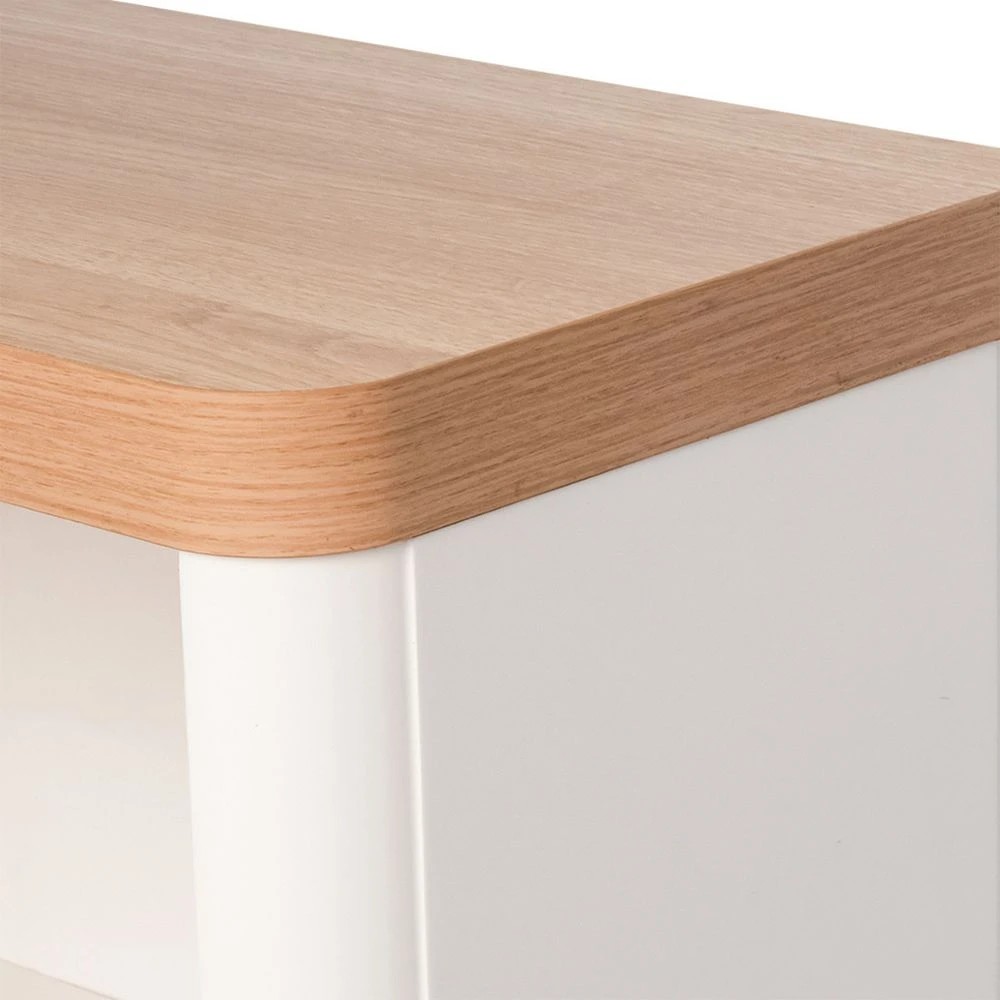 5 Marstand Bookcase 900mm Oak and White  Shelves Home Office Storage, 5 of 8