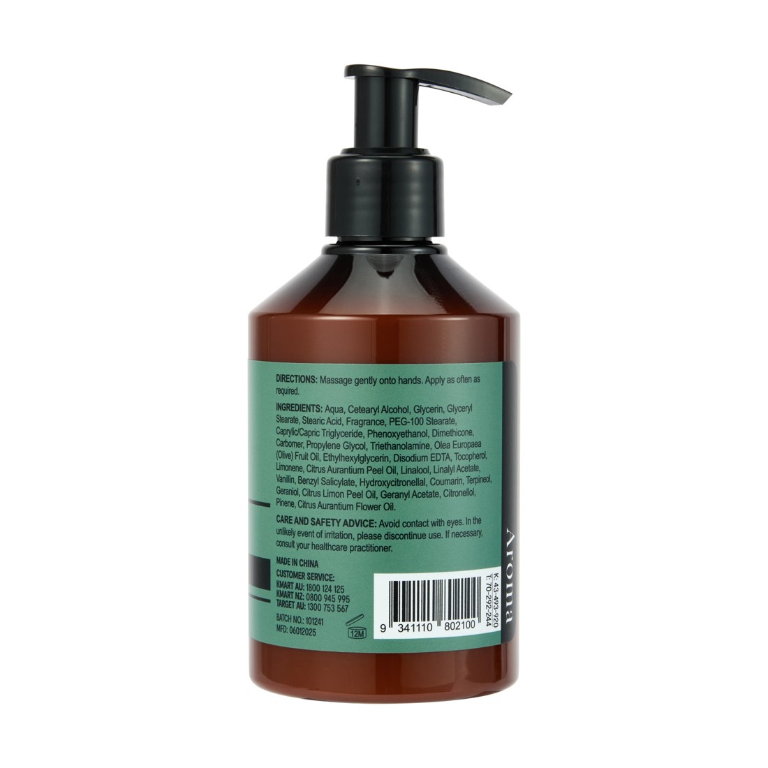 3 OXX Bodycare Aroma Hand Lotion 250ml - Bergamot Scented, 3 of 3