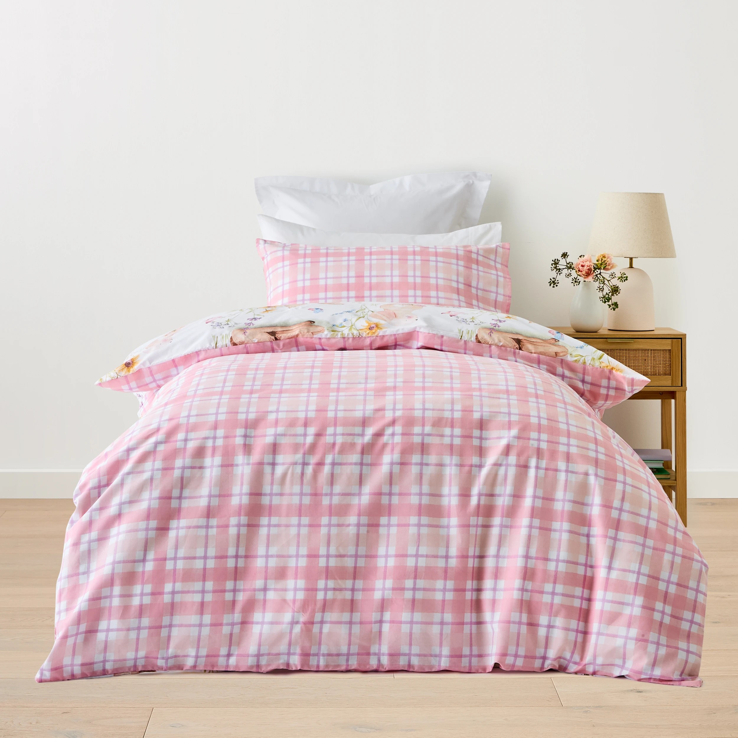 2 Woodlands Cotton Rich Reversible Quilt Cover Set - Single Bed, 2 of 7