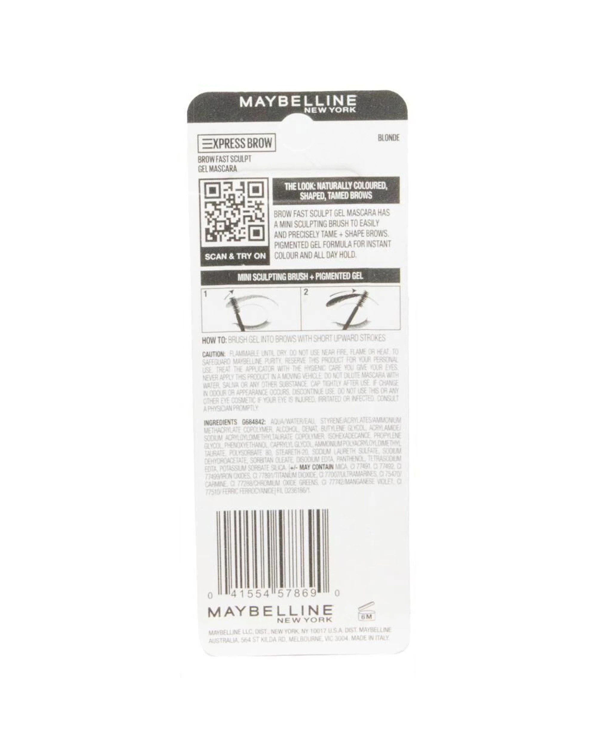 3 Maybelline 3PK Express Brow Fast Sculpt Gel Mascara 2.75ml Instant Hold - Black, 3 of 3