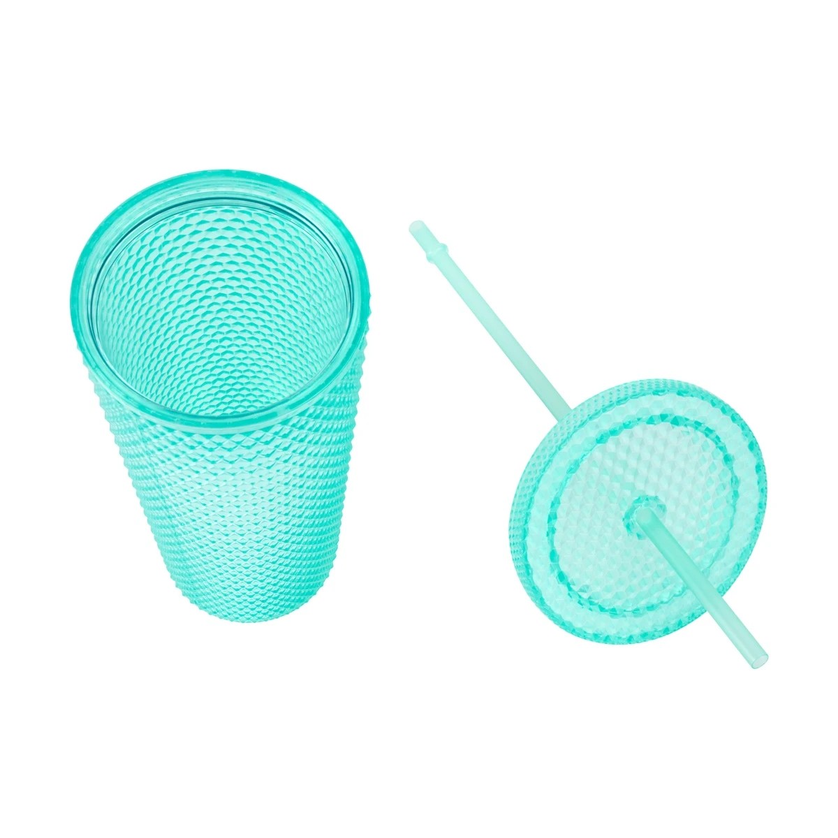 3 Aqua Textured Smoothie Tumbler, 3 of 9