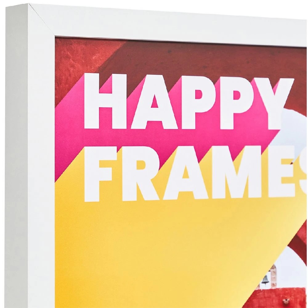 3 Happy Frames 40 x 40CM Poster Frame White, 3 of 4