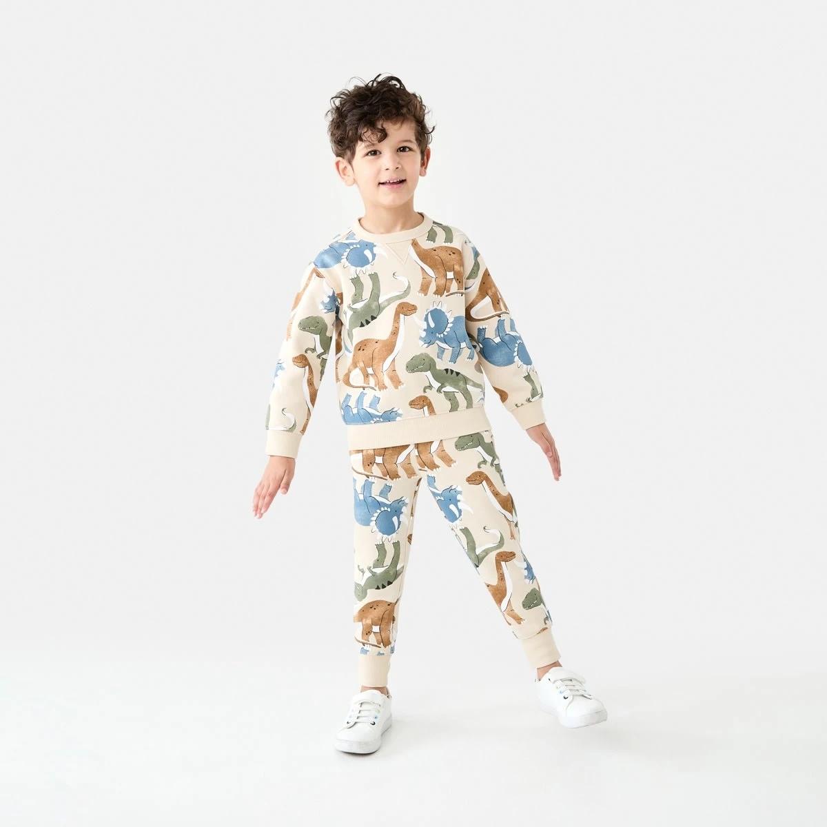 6 All Over Print Crew Neck Sweatshirt Bge Dino, 6 of 9