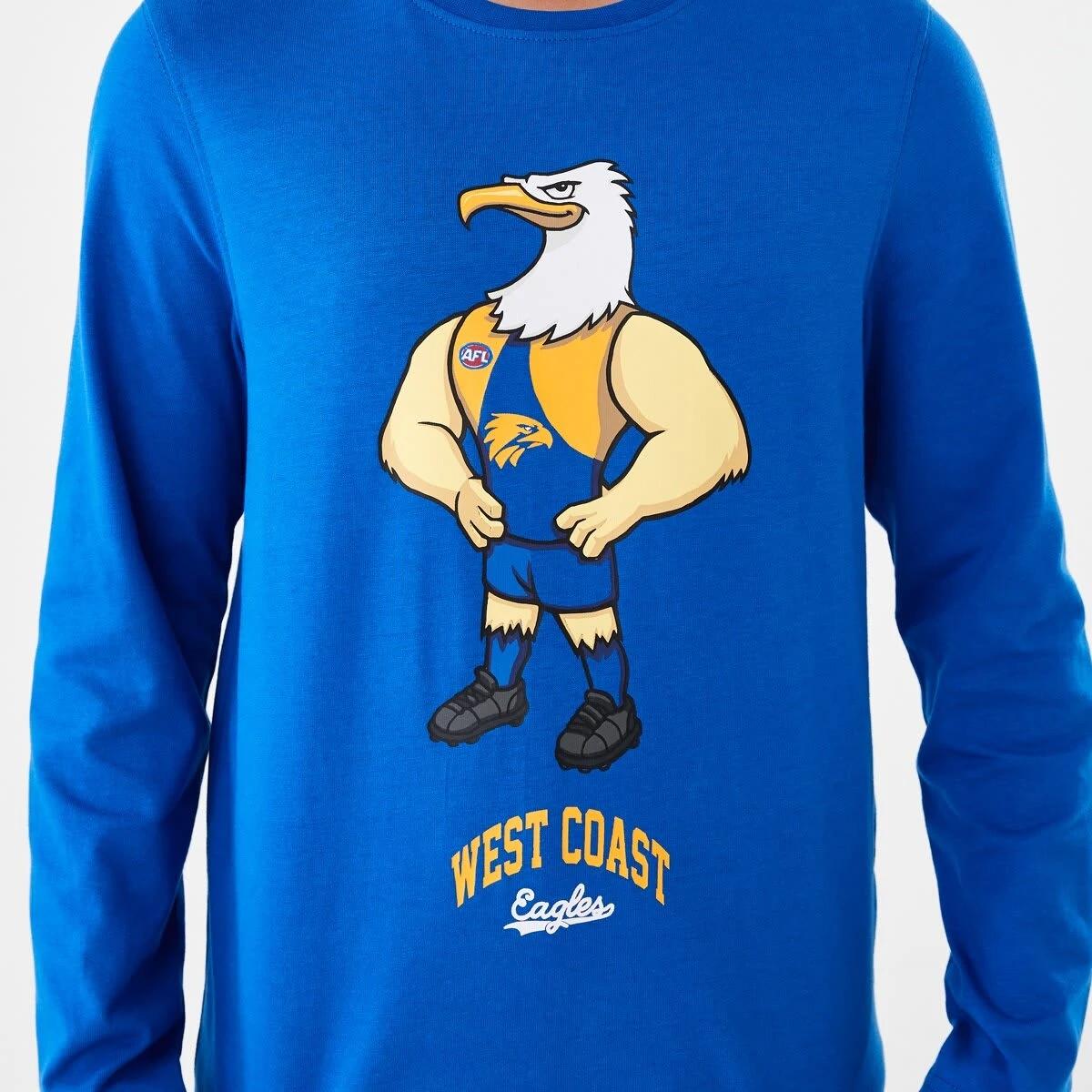 4 Official AFL Kids Pyjama Set West Coast, 4 of 9
