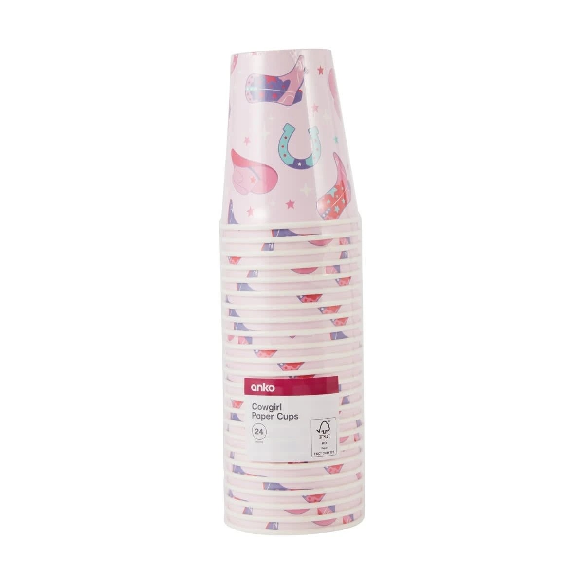 3 24 Pack Cowgirl Paper Cups, 3 of 3