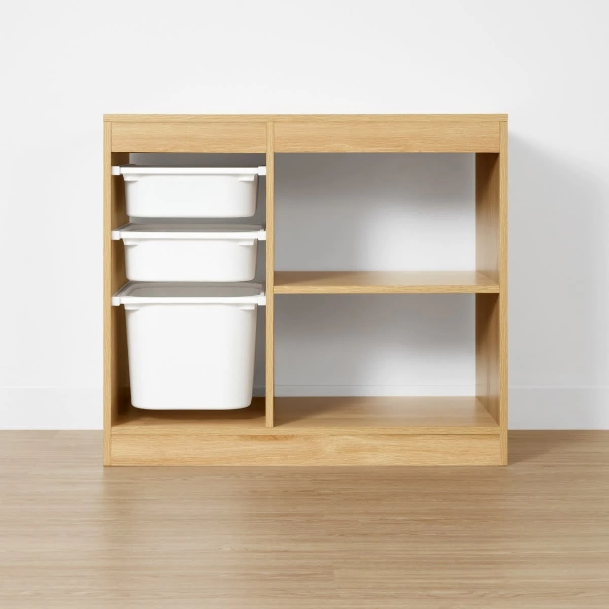 2 Kids Storage Unit with 3 Tubs, 2 of 9