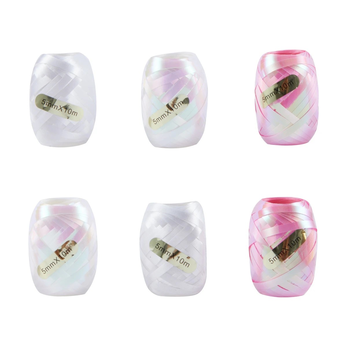 1 6 Piece Curling Ribbons - Iridescent, 1 of 4