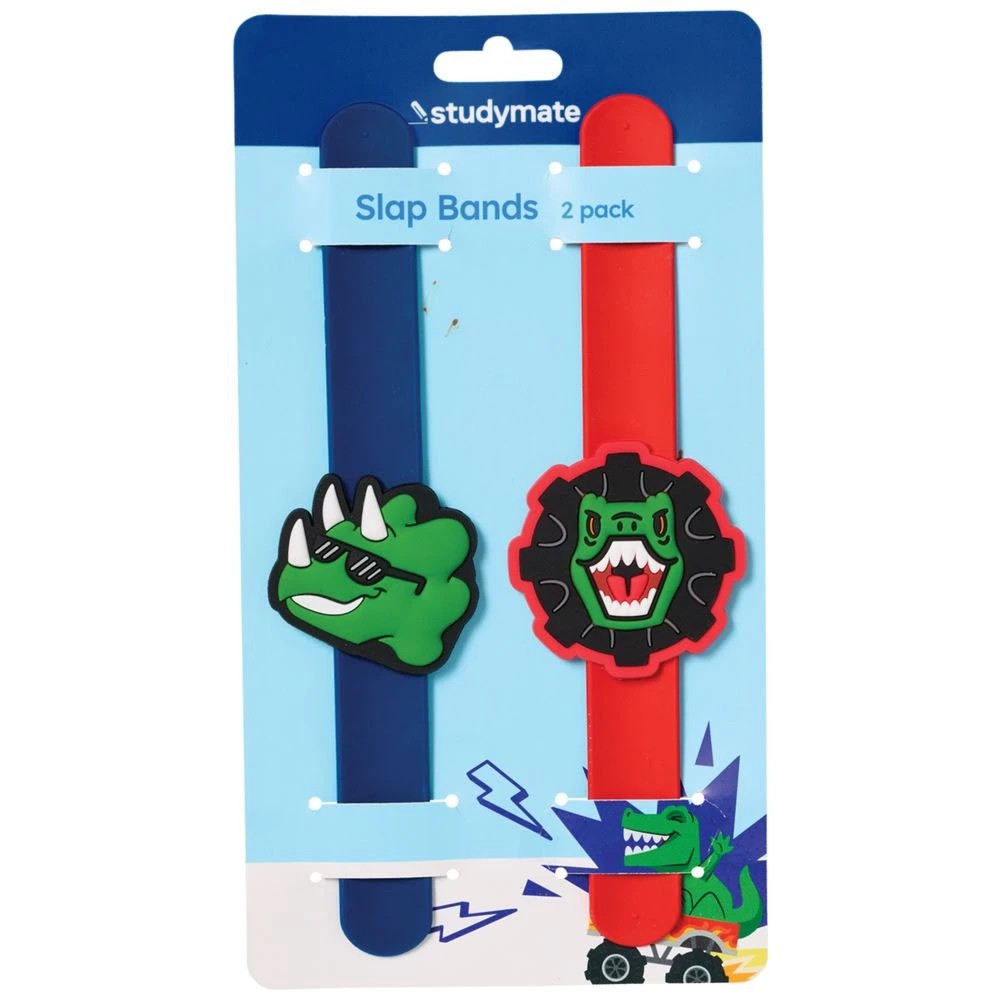 1 Studymate Dino Slap Bands 2 Pack, 1 of 5