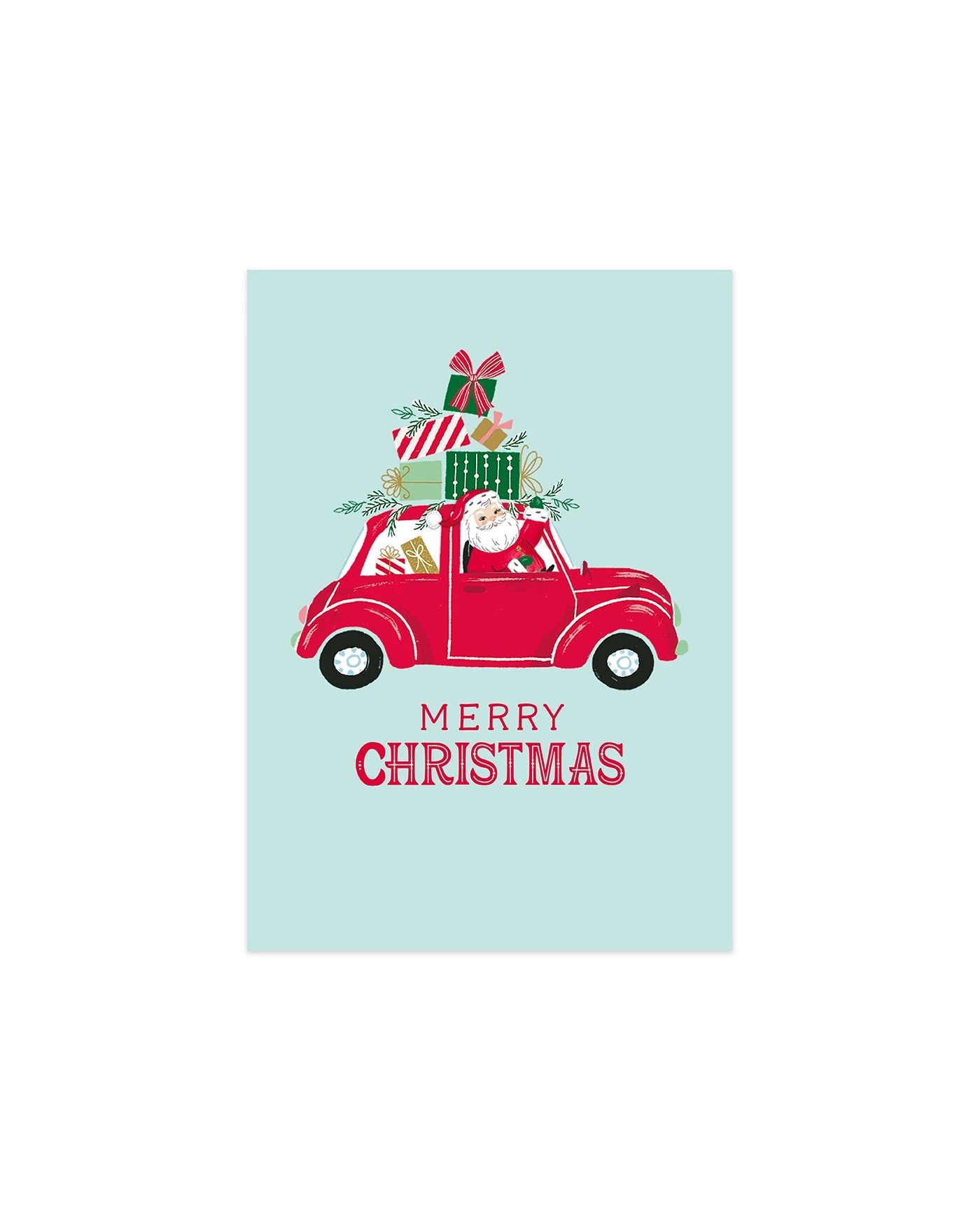 8 Pack Hallmark Boxed Christmas Cards - Santa Claus - Multi - Kmart
