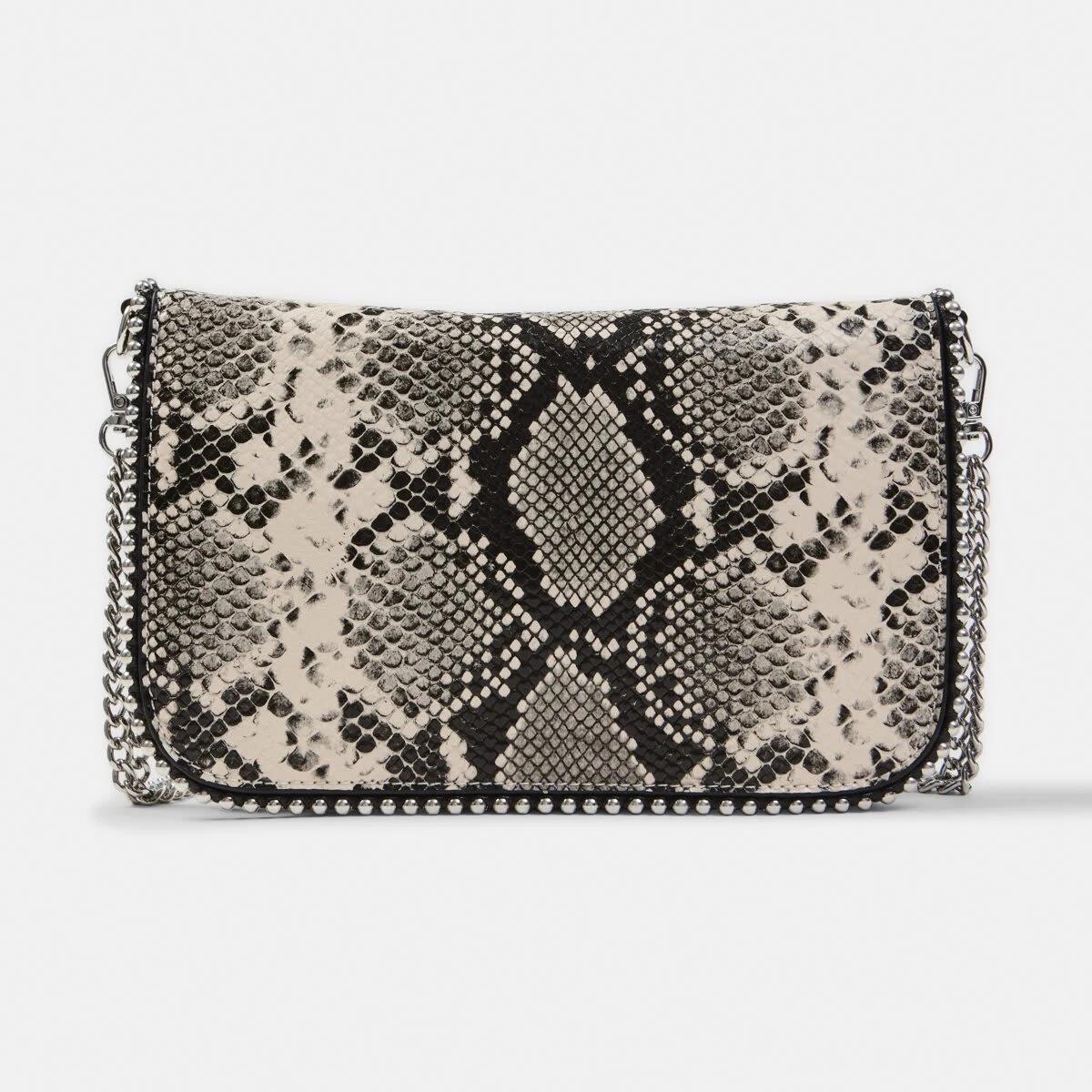 1 Metal Trim Crossbody Bag Snake, 1 of 6