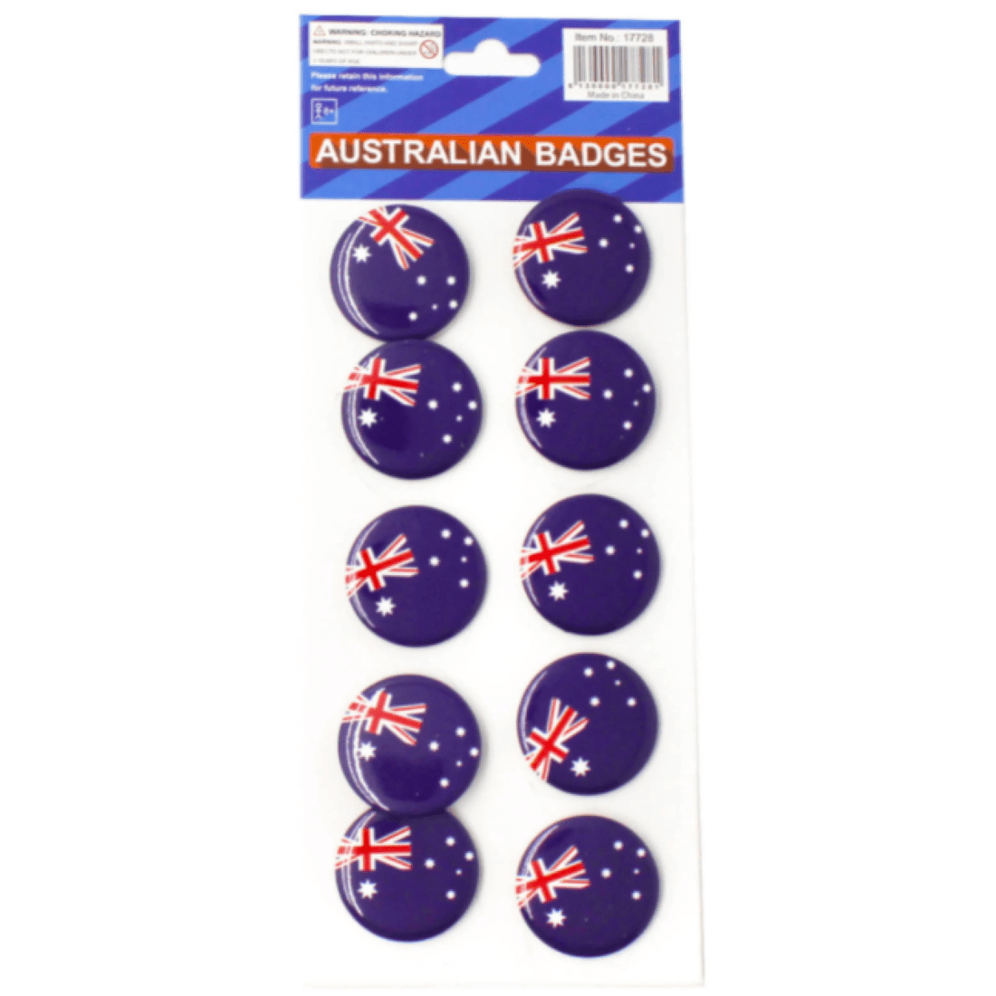2 Br Costumes Australian Flag Badges 10 Pieces Aussie  Enamel Tie Pin Anzac Day Brooch, 2 of 2