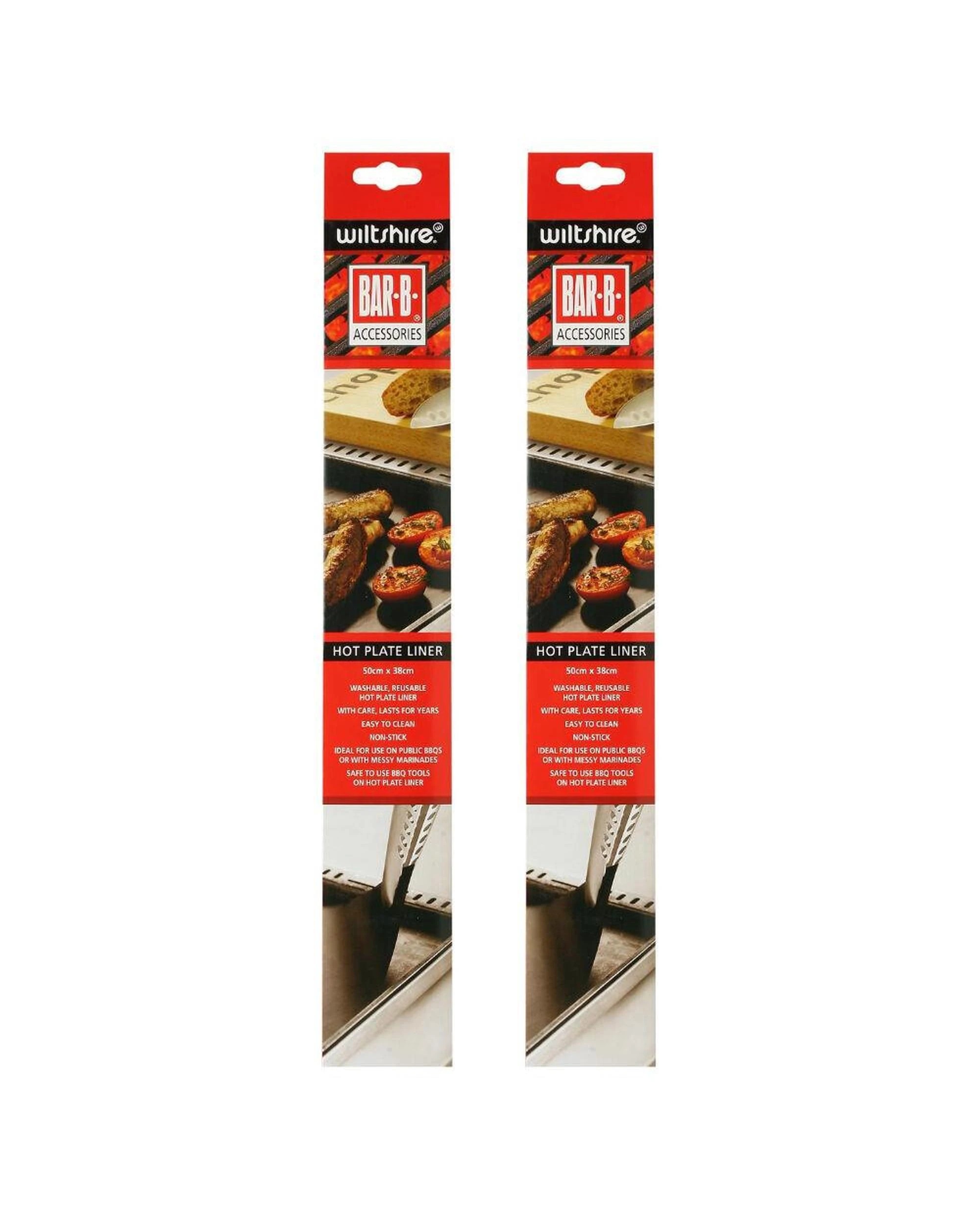 1 Wiltshire BarB NonStick Barbeque Hot Plate Liner Sheet 2 Pack, 1 of 4