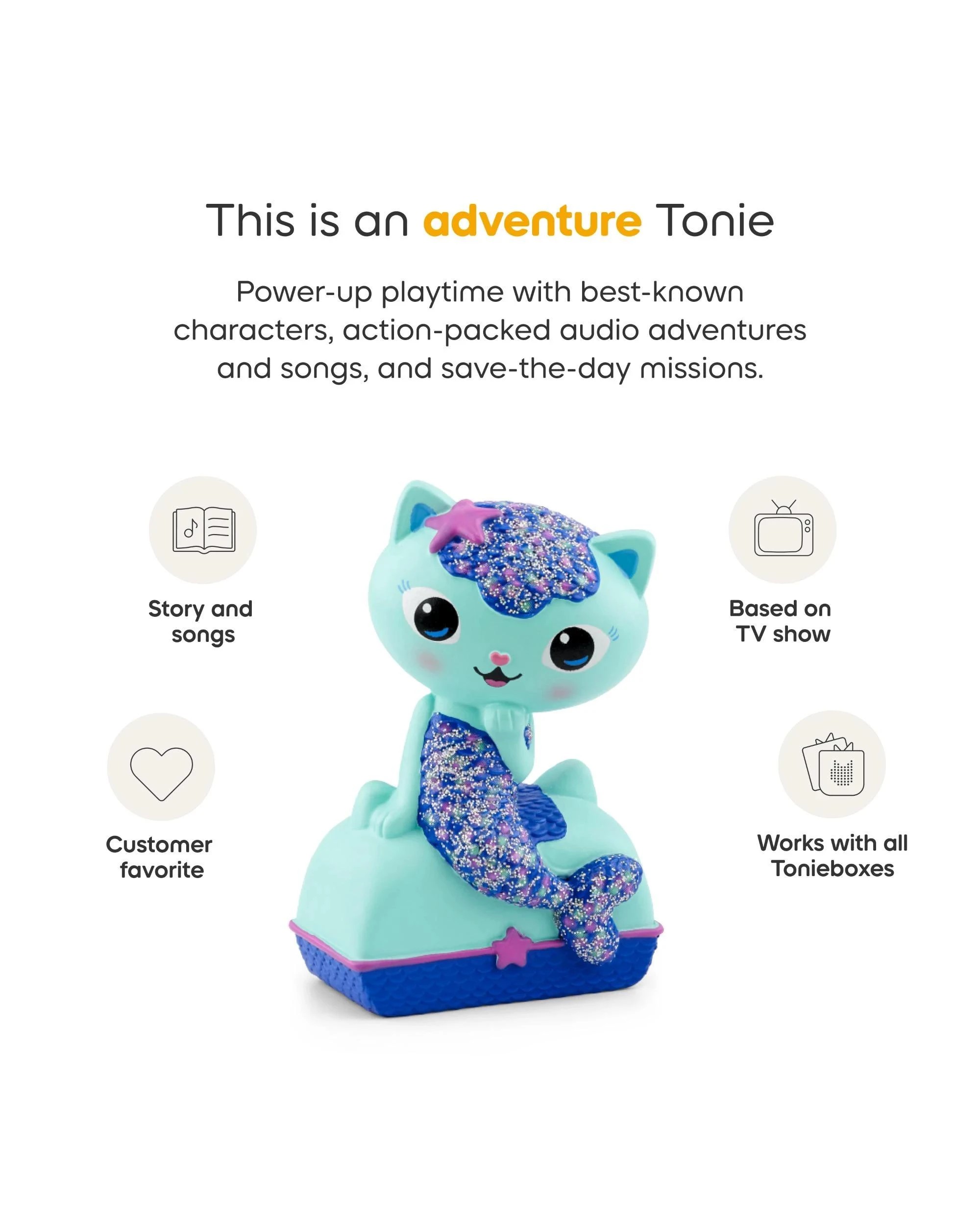 5 B. toys Gabby's Dollhouse - Mercat Tonies Audio Character - Multi, 5 of 6