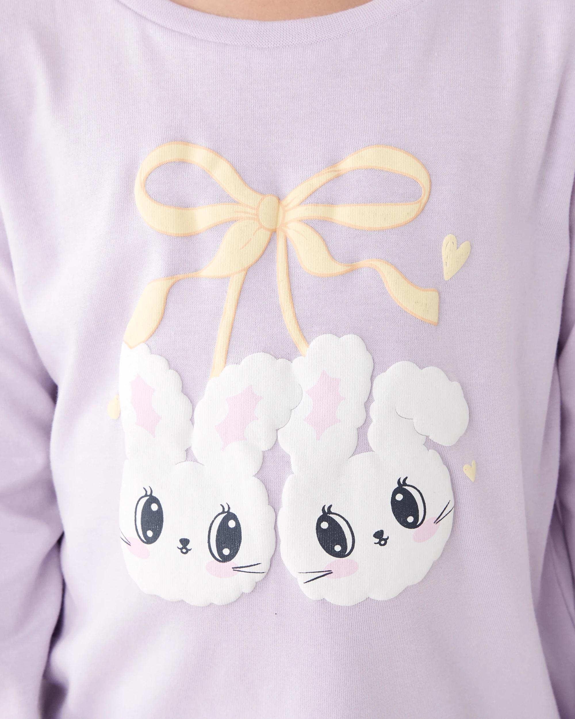 4 Print T-shirt Pur Bunny, 4 of 7