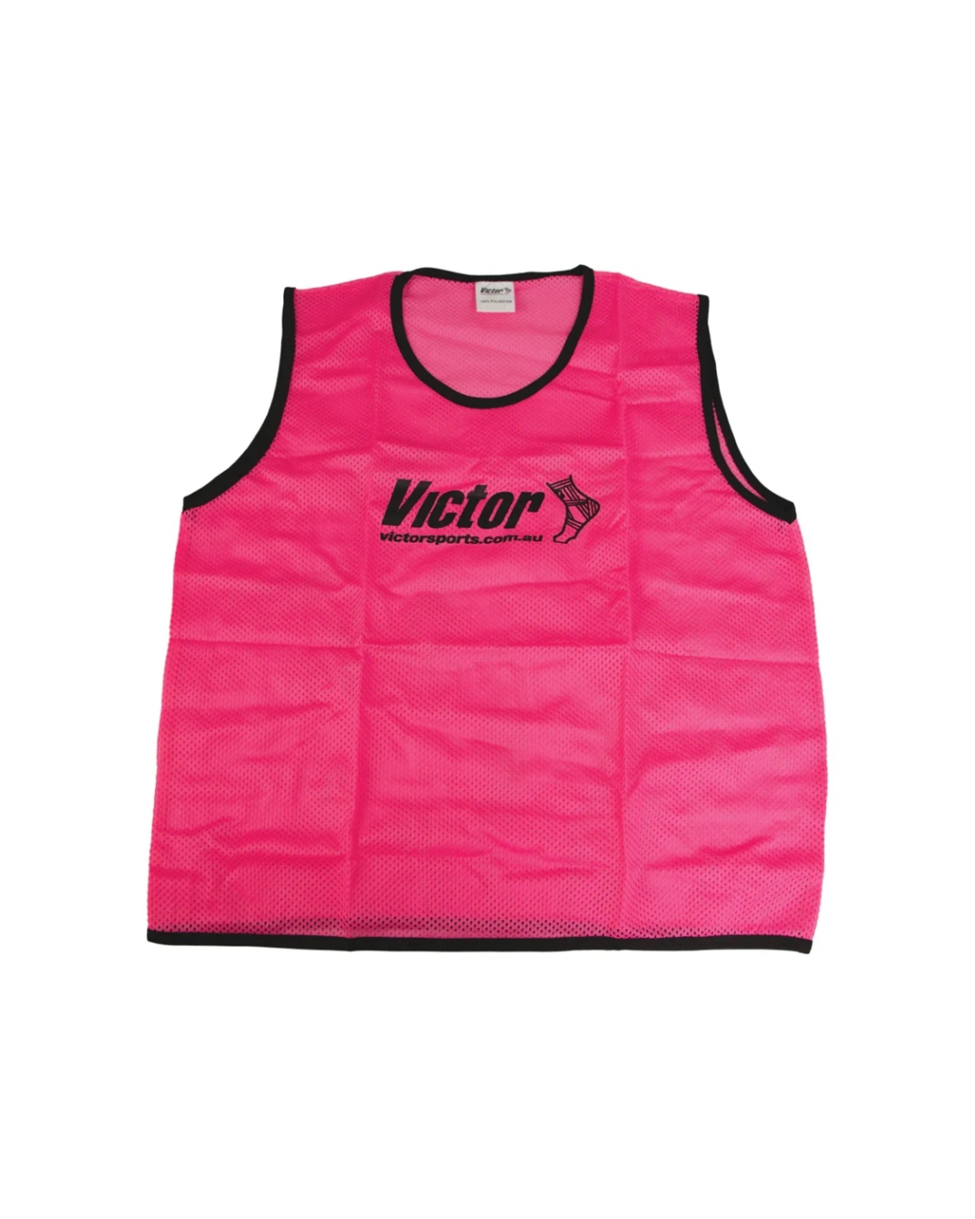 1 Victor Sports Lightweight Fitness Training Vest Mesh Breathable Medium - Pink, 1 of 2