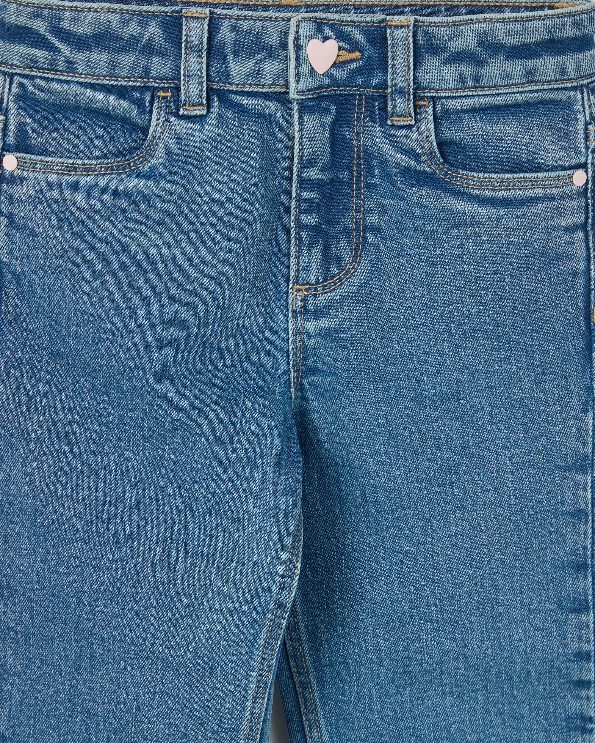 6 Target Denim Straight Leg Denim Jeans MID BLUE, 6 of 7