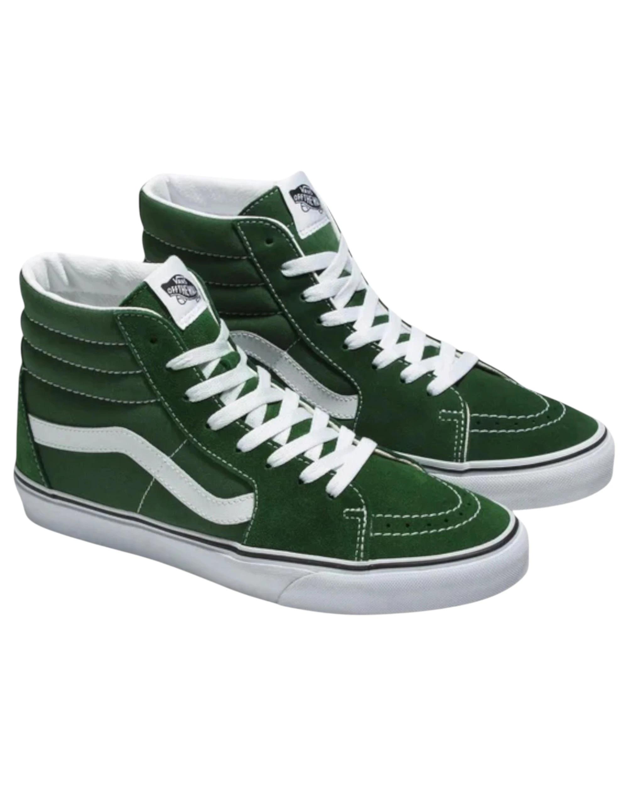 1 Vans Unisex SK8-Hi Color Theory Greener Pastures Lace Up Casual Shoes Green, 1 of 4