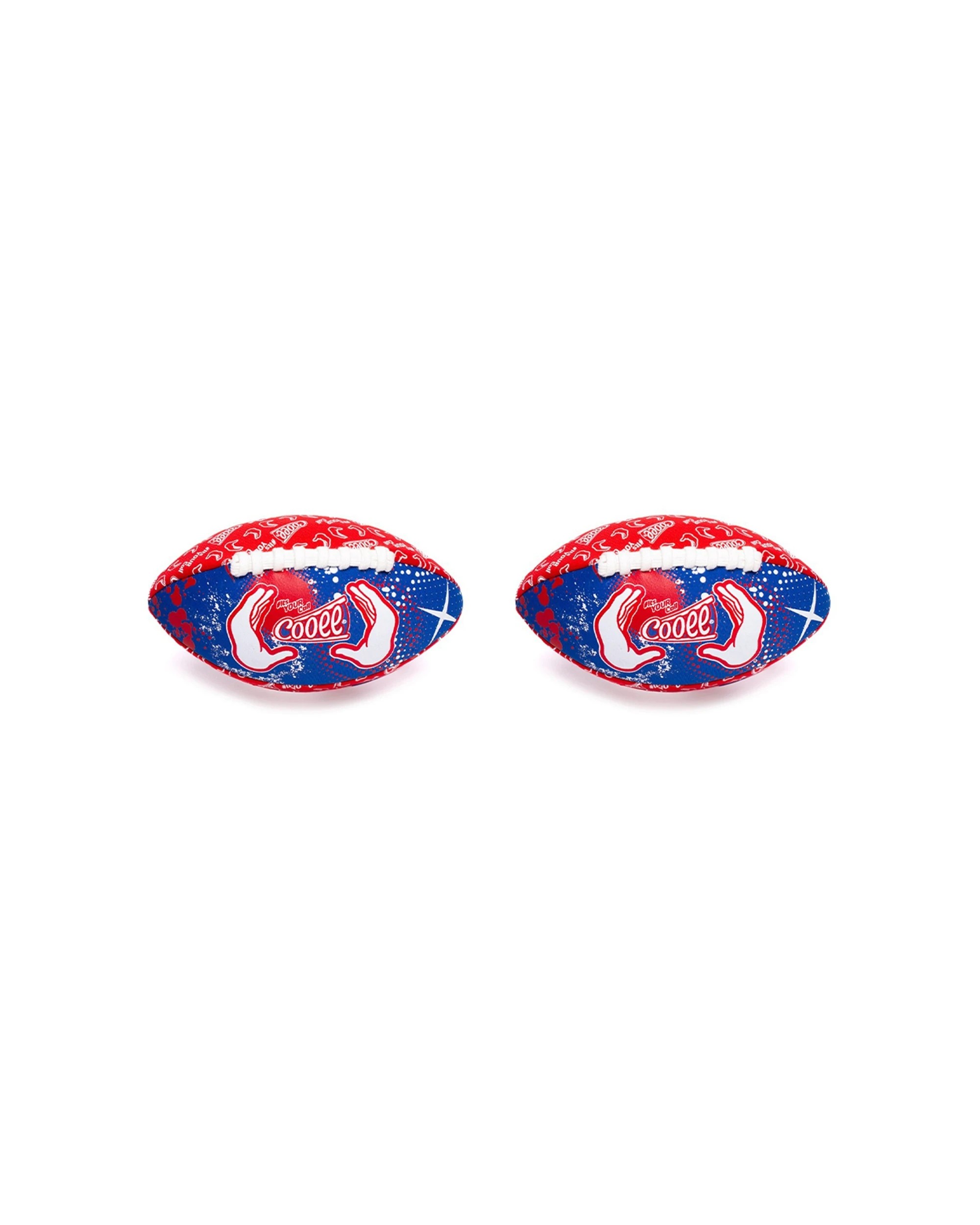 1 Cooee 2PK 9Inch Football Kids Children Outdoor Play Toys - Red, 1 of 2