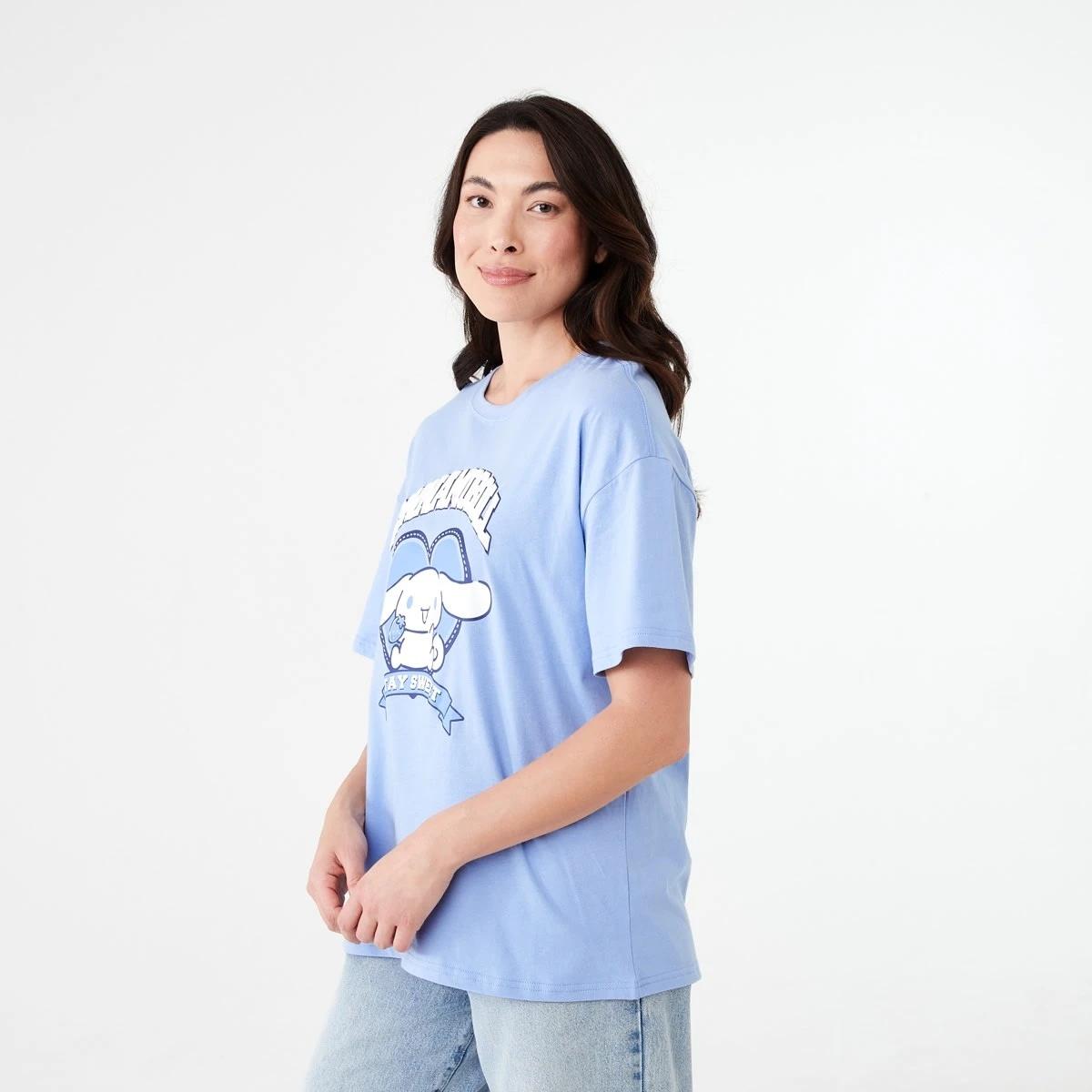 2 Cinnamoroll License Short Sleeve T-shirt CINNAMOROLL BRUNIBLUE, 2 of 5