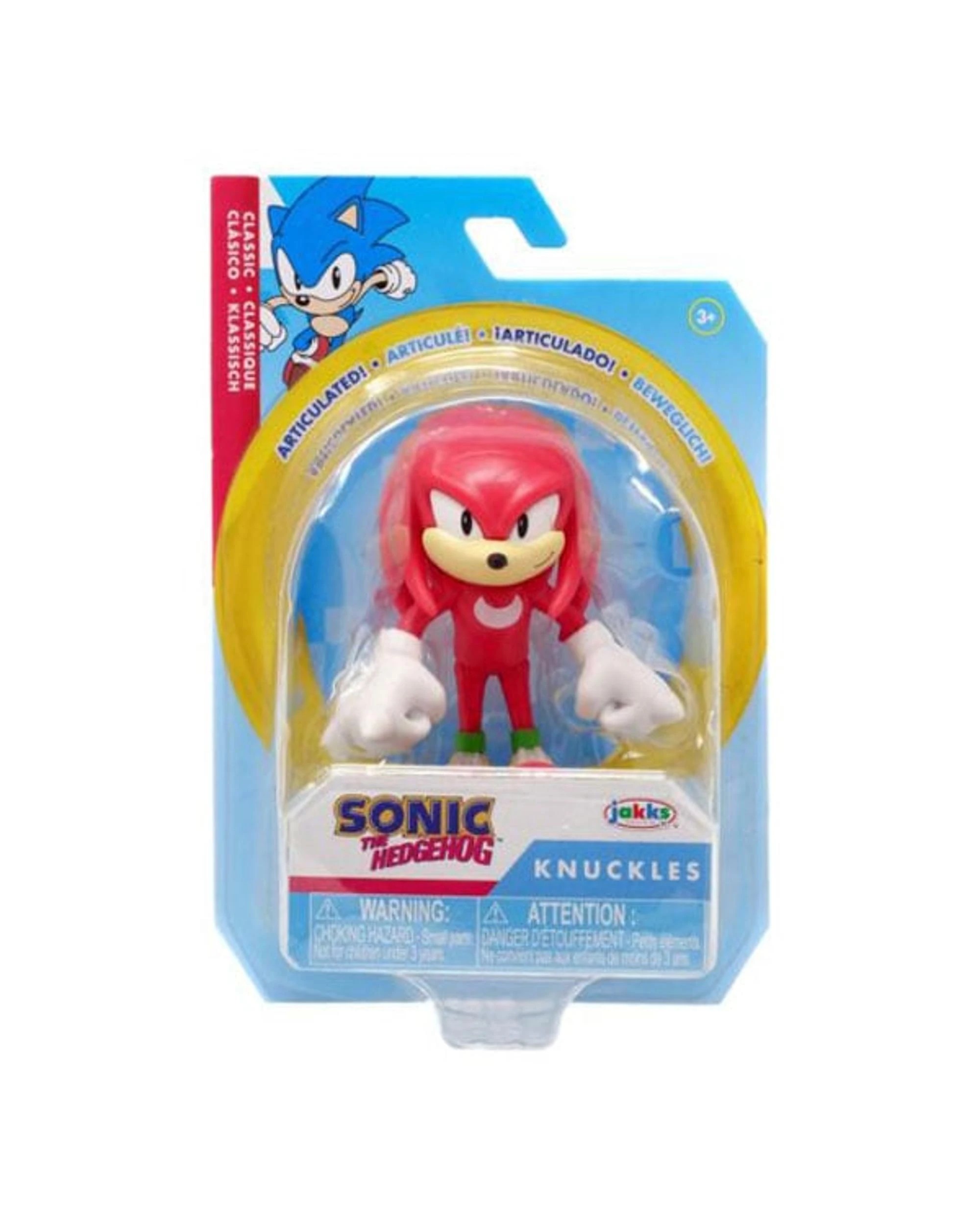 1 Sonic The Hedgehog Wave 3 Modern Knuckles 2.5 inch Figure - Red, 1 of 1