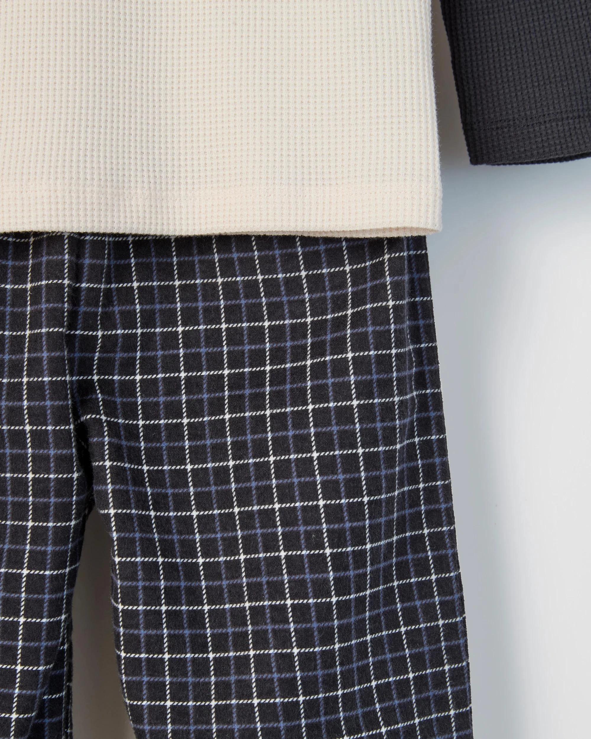 3 Target Kids Australian Cotton Younger Boys Waffle/Flannel Pyjama Set SKATE DOG, 3 of 3