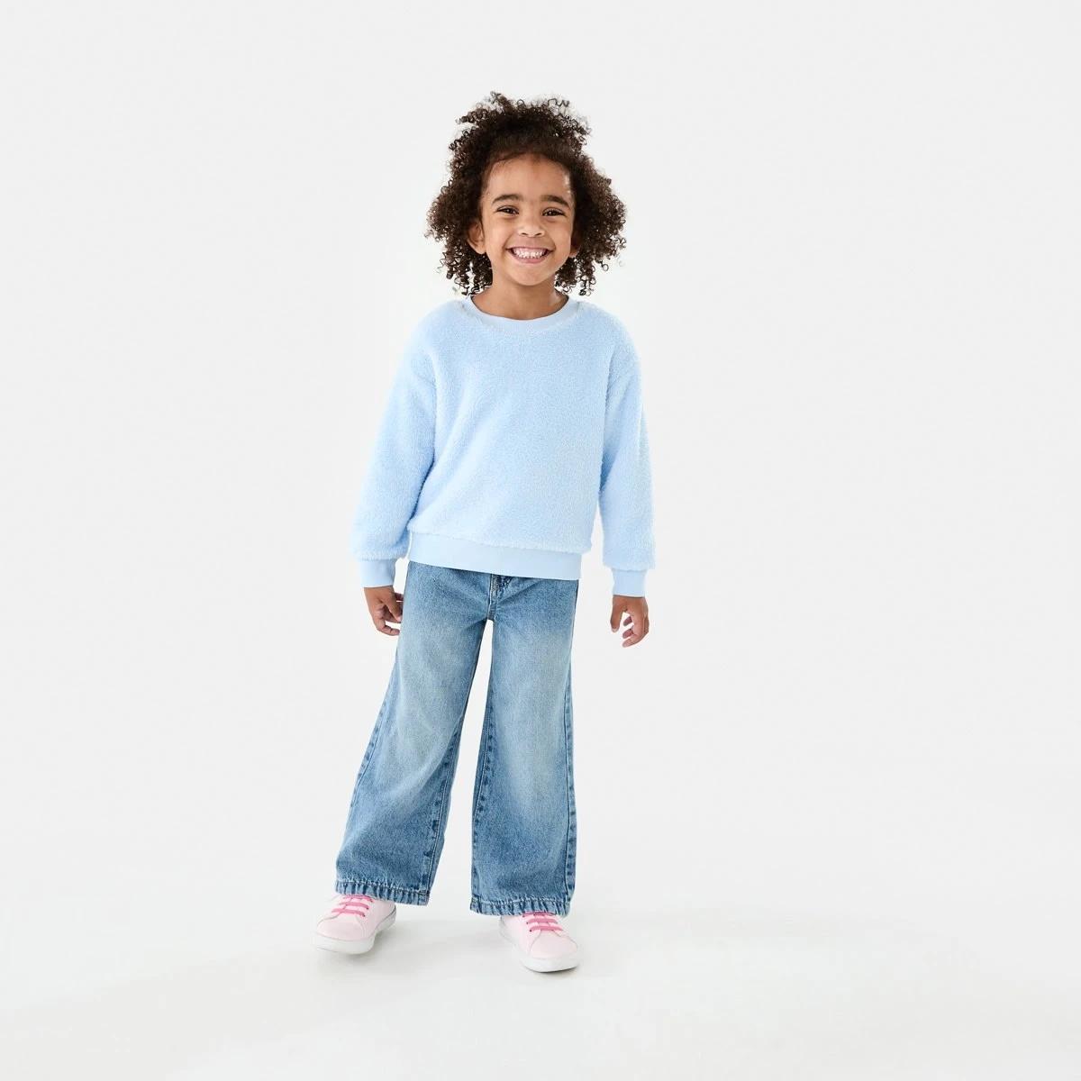 5 Cosy Crew Neck Sweater Doll Blue, 5 of 8