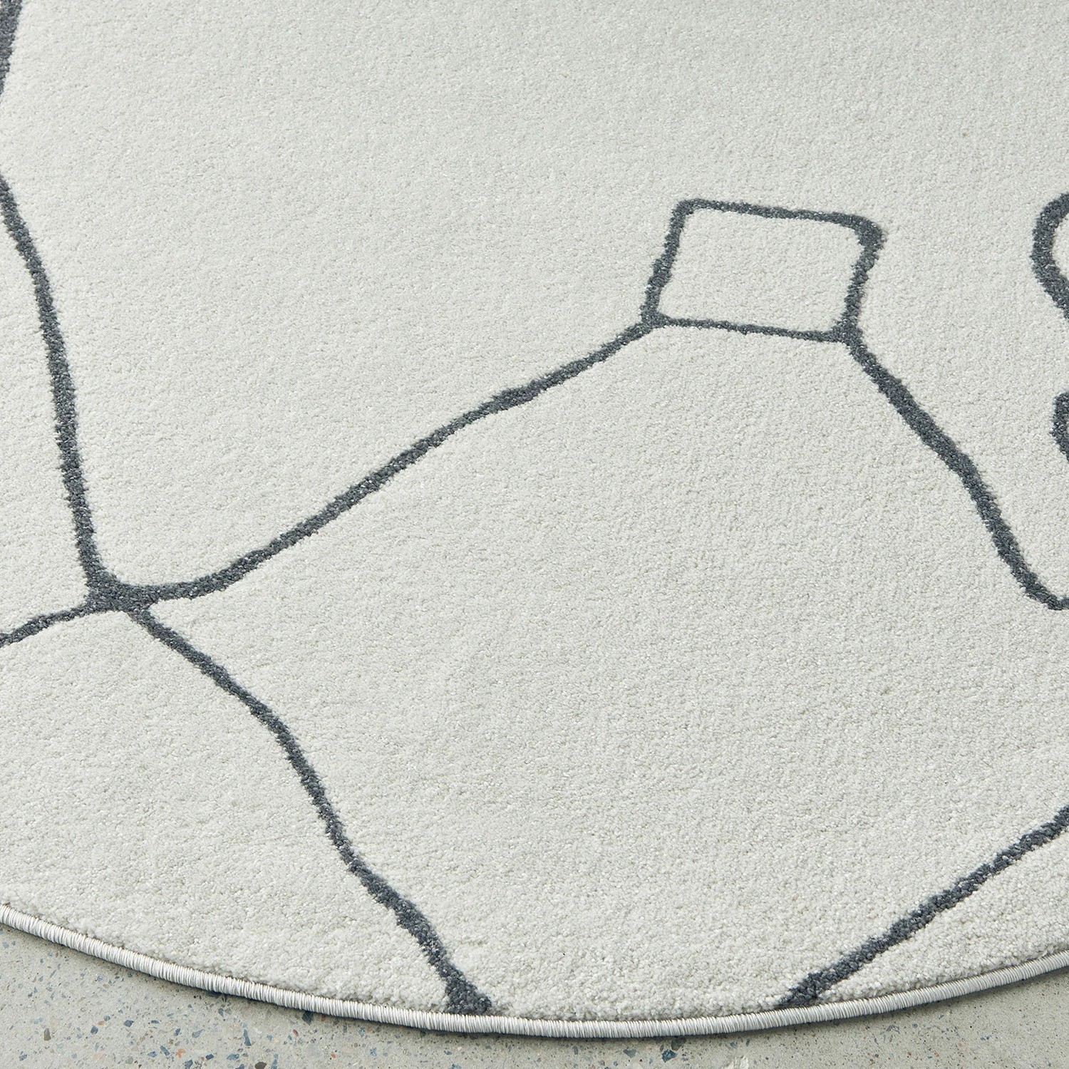 4 Common Ground Rugs Elysium Amy 240x240cm - Large Round Power Loomed Pet Friendly Rug - Natural, 4 of 6