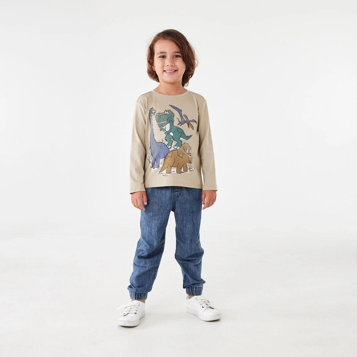 5 Long Sleeve Print T-shirt Bge Dino, 5 of 8