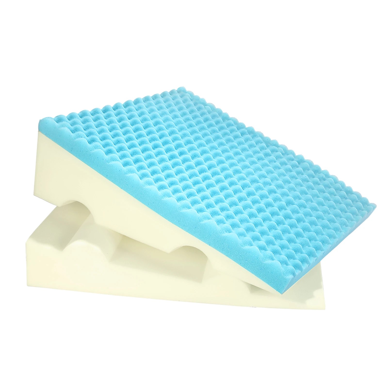 6 LUXDREAM Adjustable Wedge Pillow Cool Gel Memory Foam Leg Elevation Pillow Back Support Cushion, 6 of 7