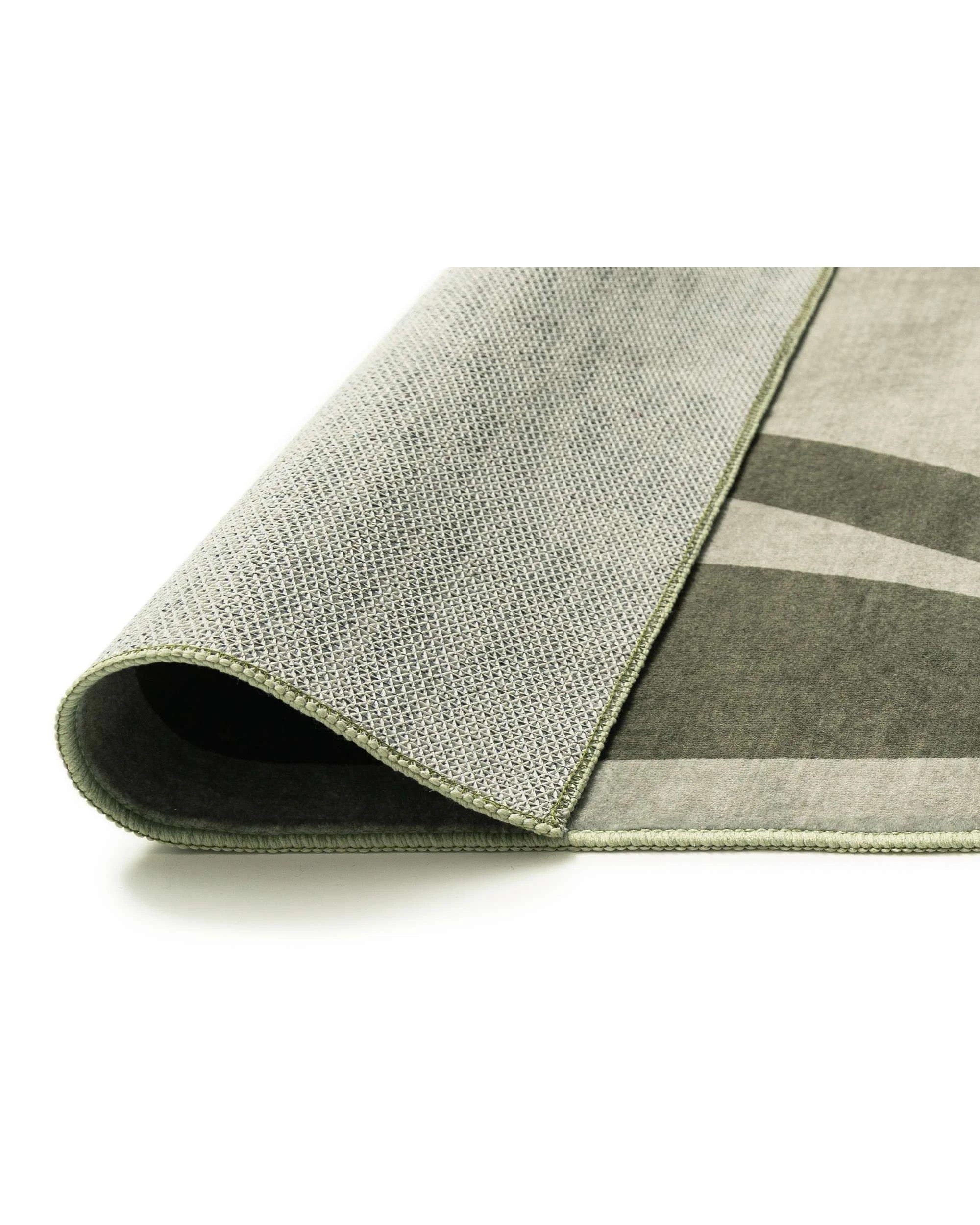 5 Loopsie Kanarsi Tonal Botanical Border Washable Rug-320cm x 230cm - Green, 5 of 8