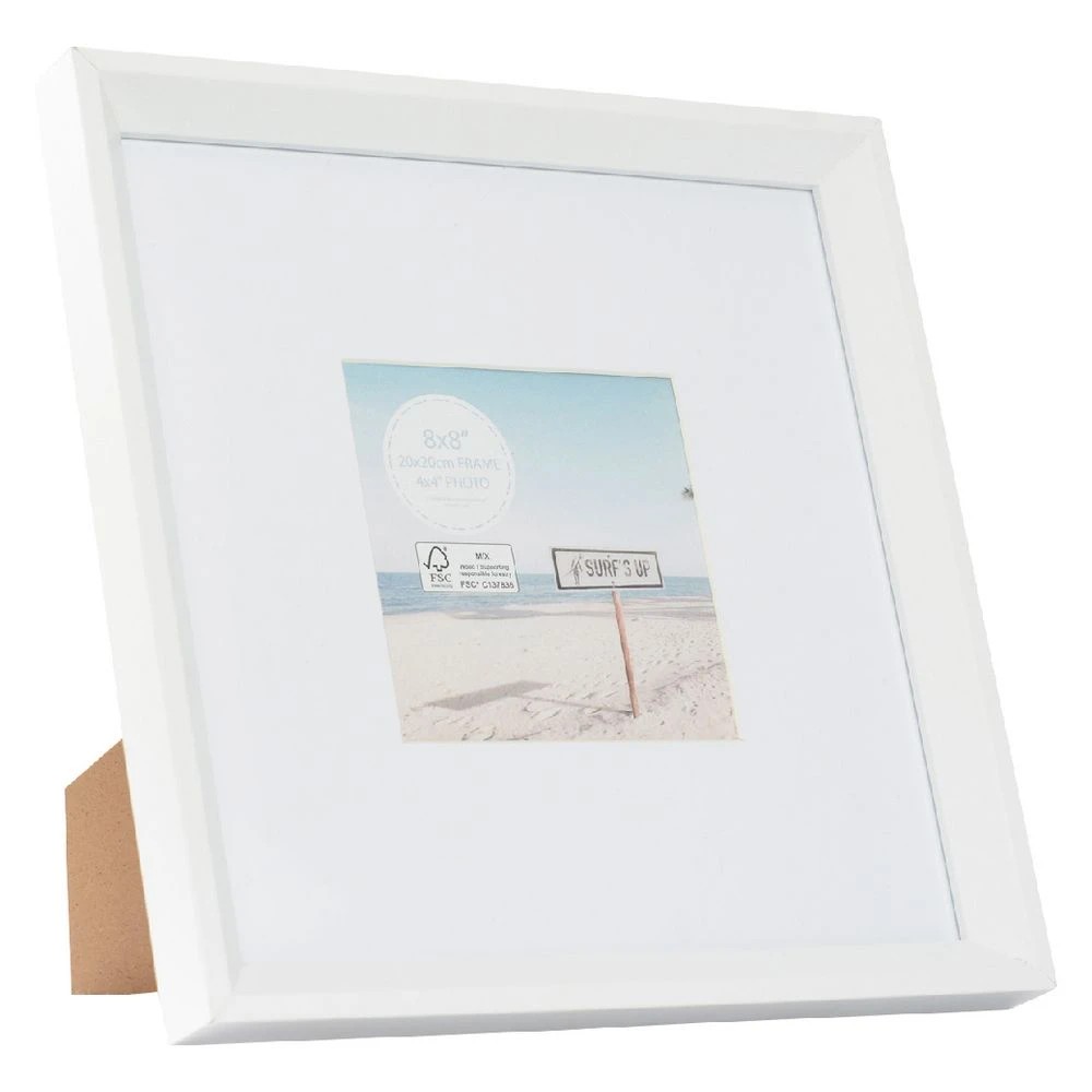 3 Adventure 8x8" Frame White, 3 of 4
