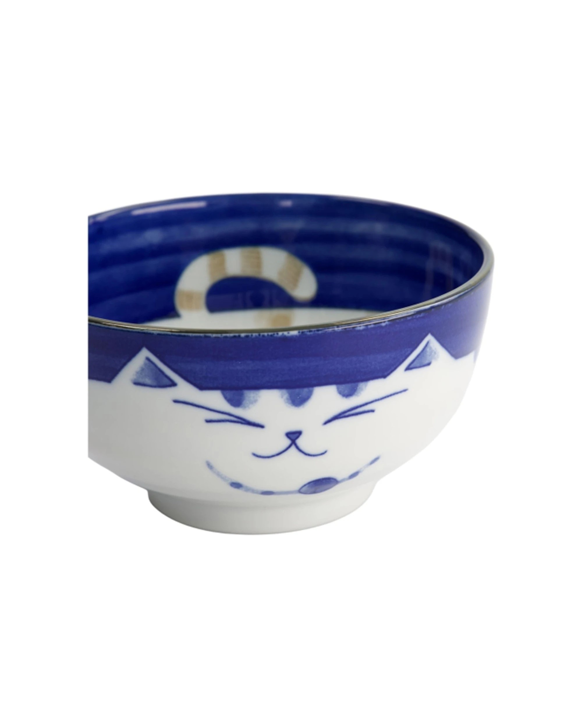 3 Tokyo Design 2PK Kawaii Neko Cat Bowl 16x8.5cm Tableware - Blue, 3 of 4