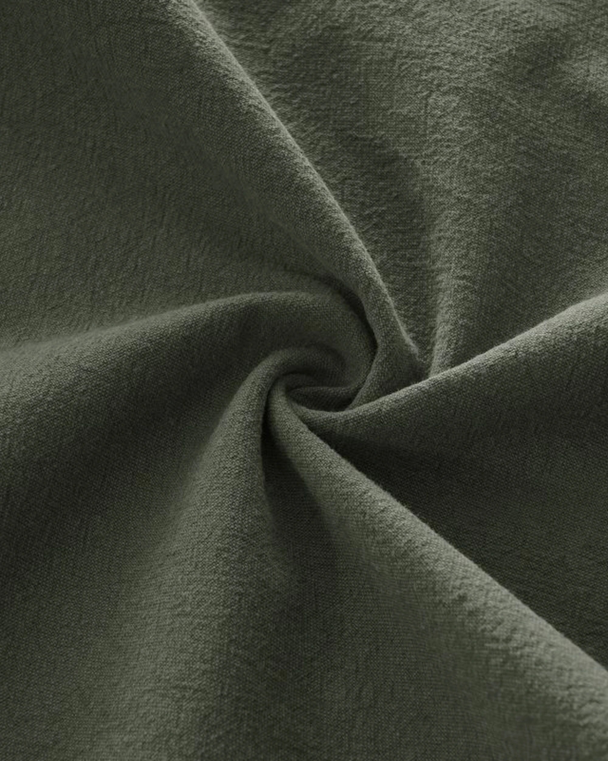 4 Gioia Casa 2-Pack Linen-Cotton Blend European Pillowcases - Khaki Green, 4 of 4