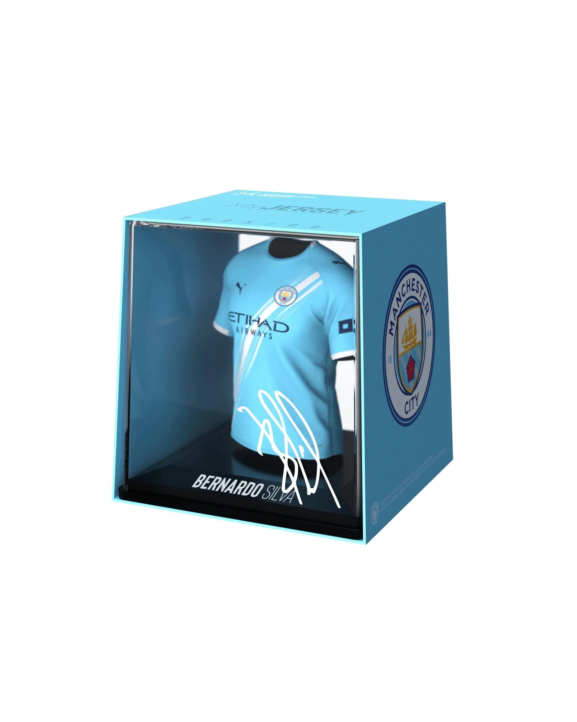 1 FanCollex MyJersey 2025/26 Home Jersey Manchester City Bernardo Silva, 1 of 4