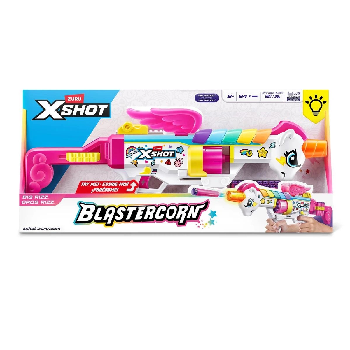 1 XSHOT Big Rizz Blastercorn by ZURU, 1 of 8