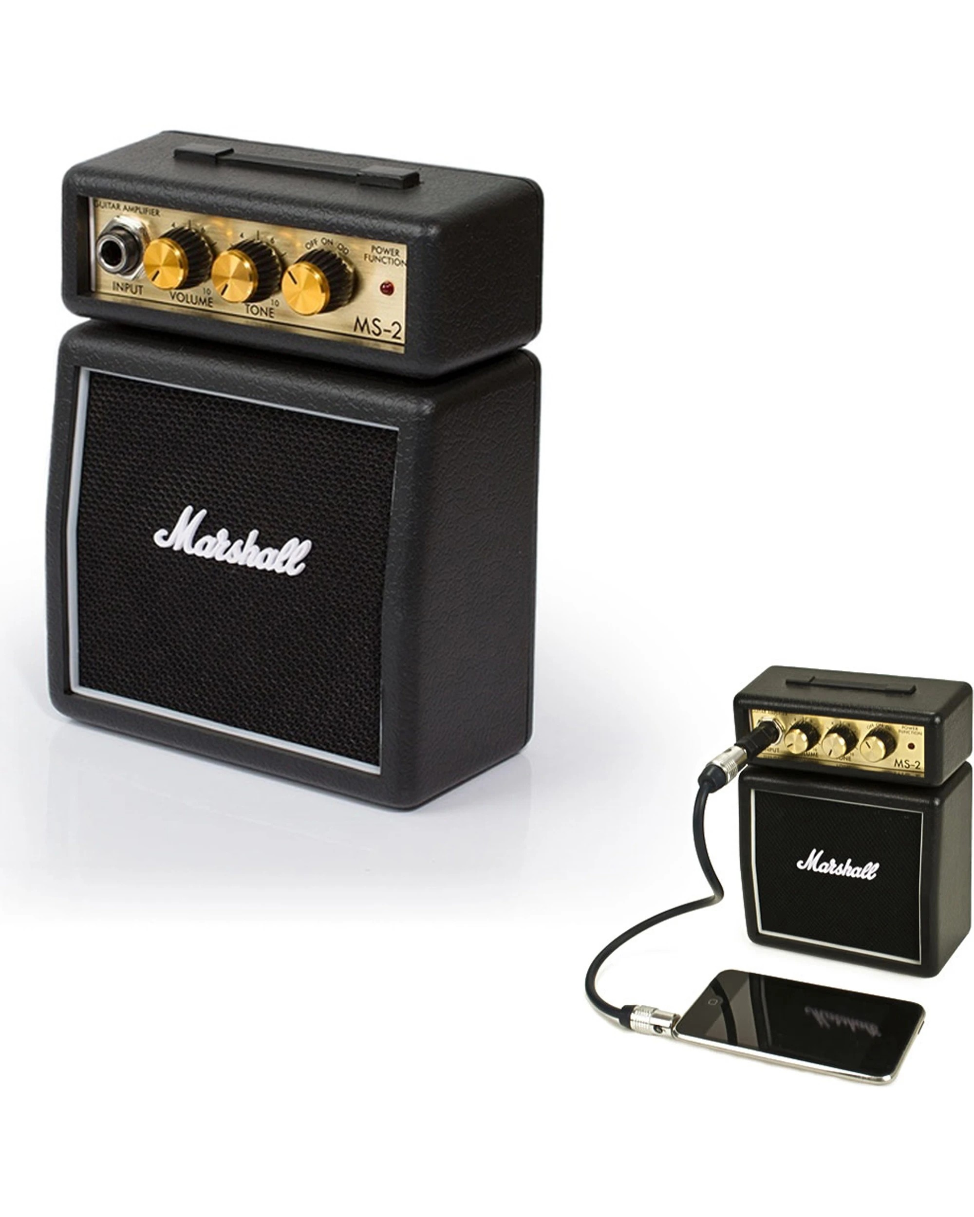 1 Marshall Portable Micro Amplifier Amp Speaker For iPhone iPod Samsung Moblile Devices - Black, 1 of 4