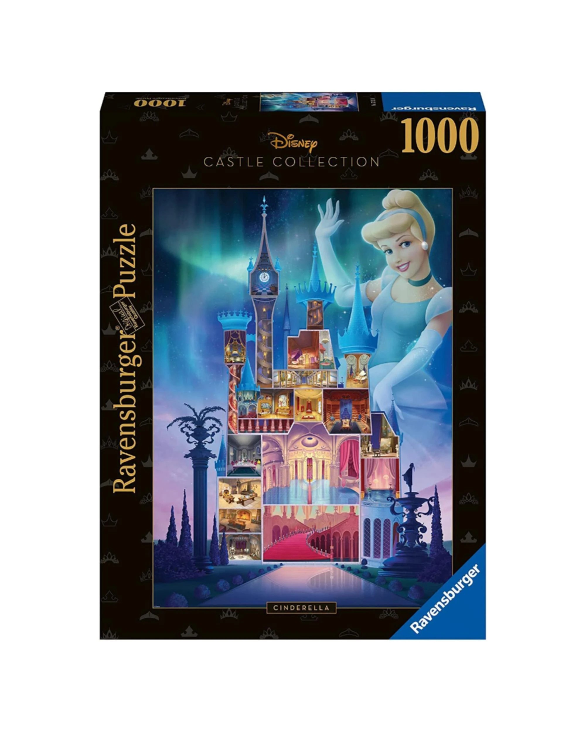 1 Ravensburger Disney Castles Collection Cinderella 1000 Piece Jigsaw Puzzle, 1 of 2
