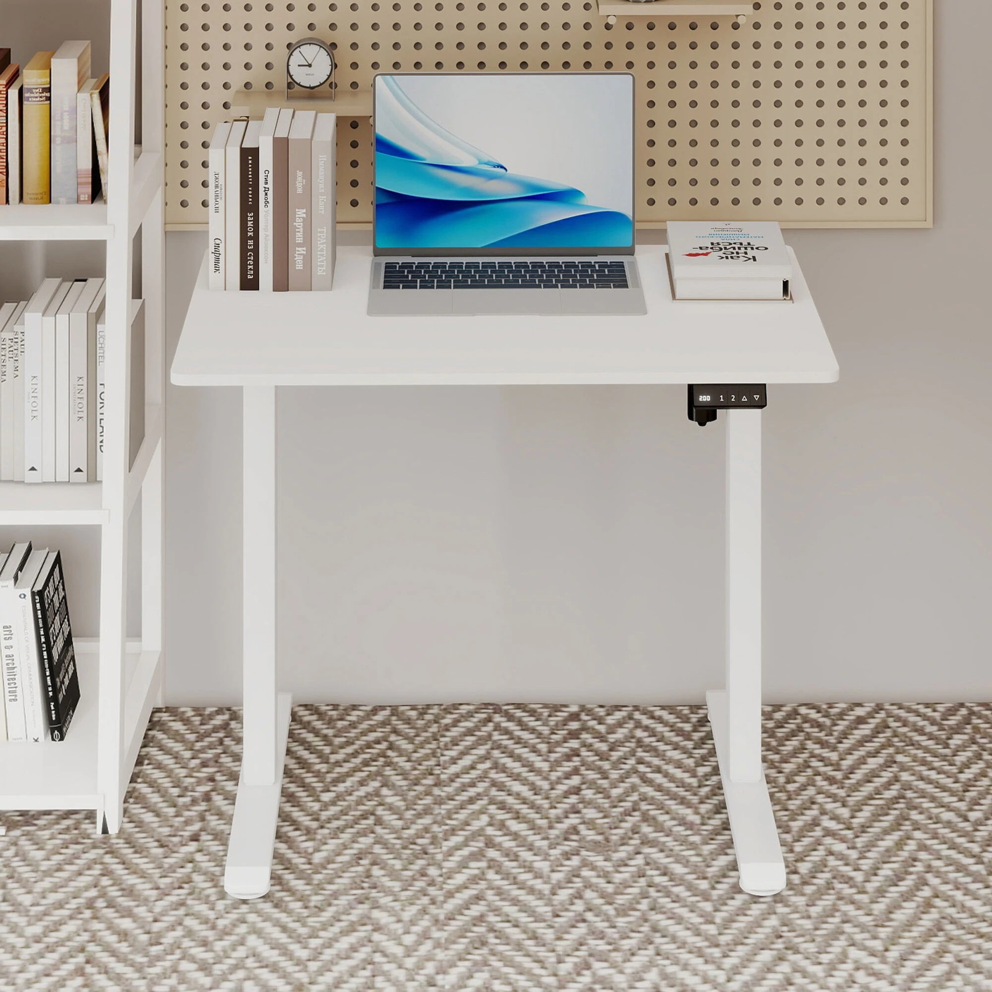7 Levede Electric Standing Desk 90cm - White, 7 of 9