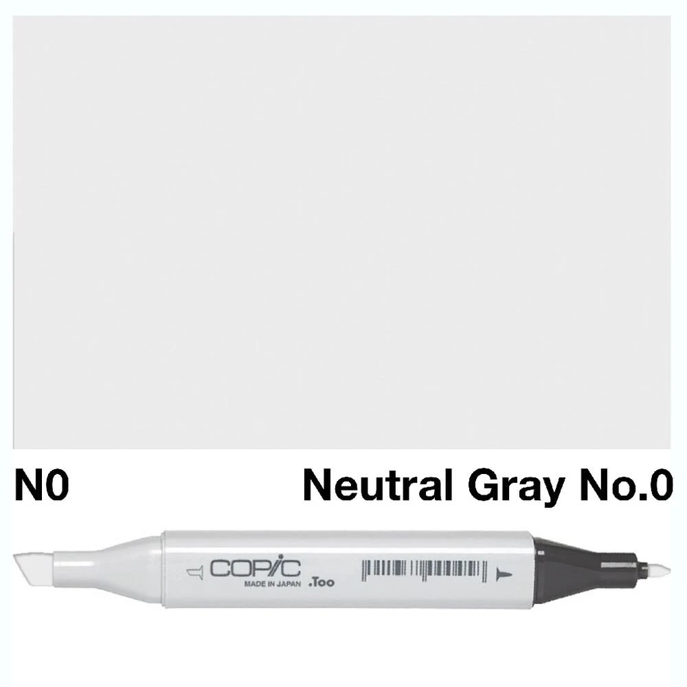 3 Copic Classic Original Dual Nib Marker N0 Neutral Gray No.0, 3 of 3