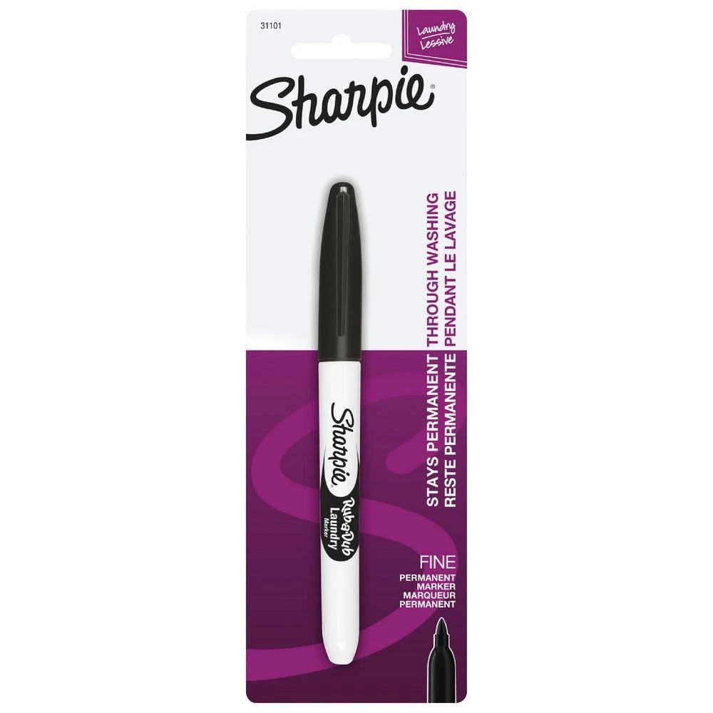 4 Sharpie Rub-a-Dub Laundry Marker Black, 4 of 4