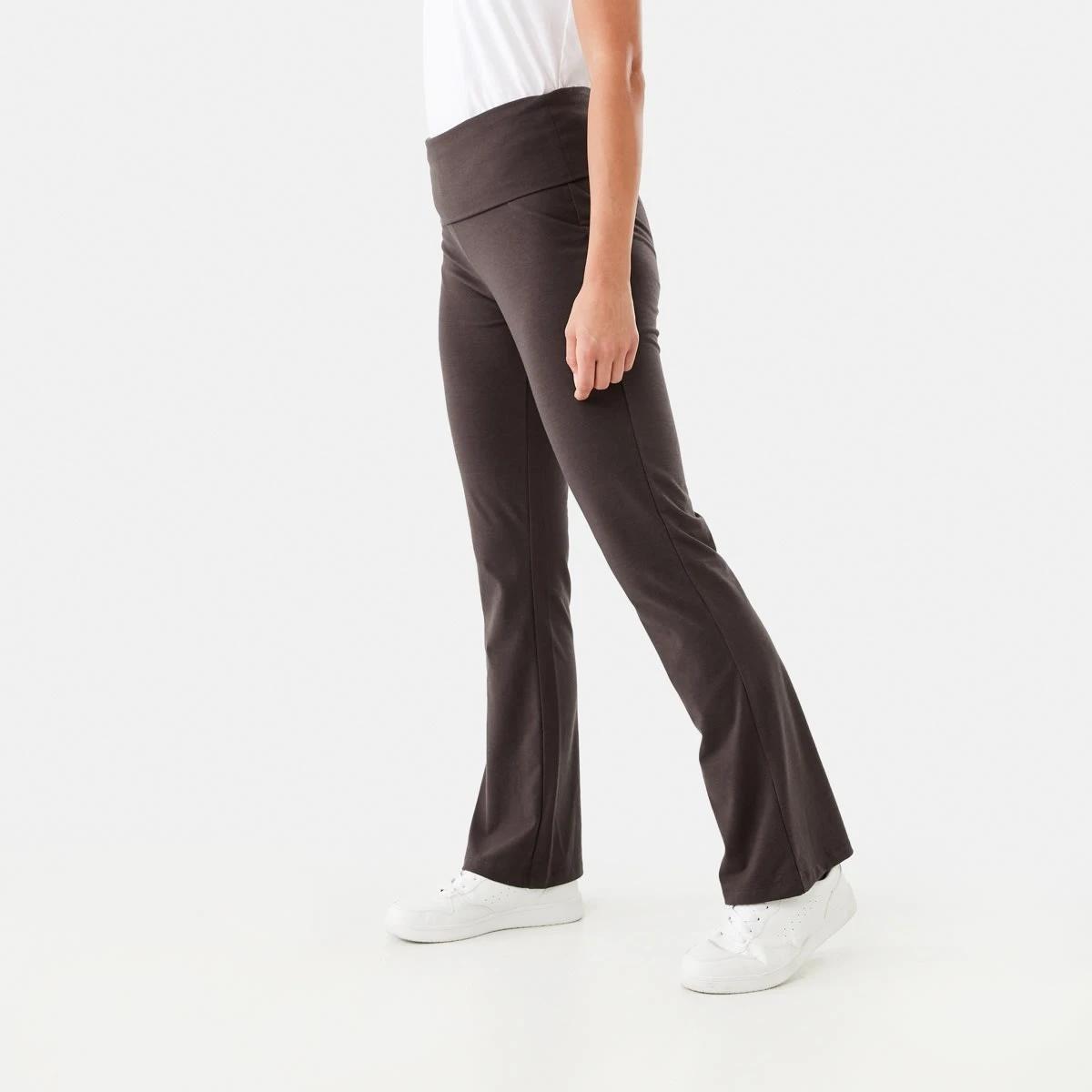 2 Fold Down Flare Pants DARK ESPRESSO, 2 of 4