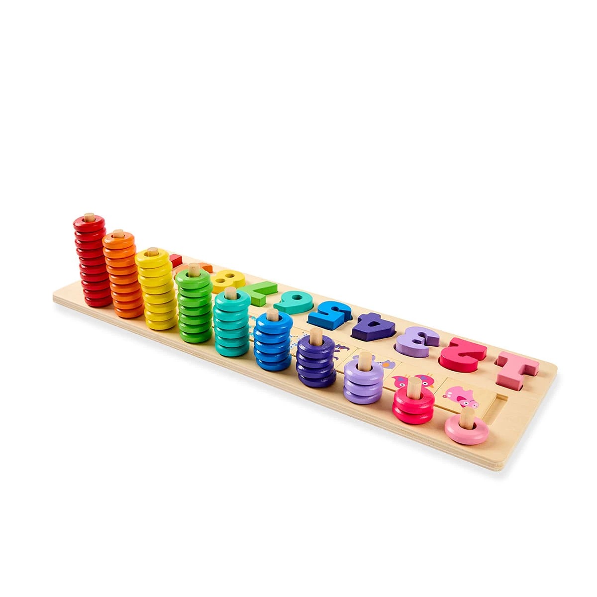 8 Wooden Stack & Count Learning Set, 8 of 10