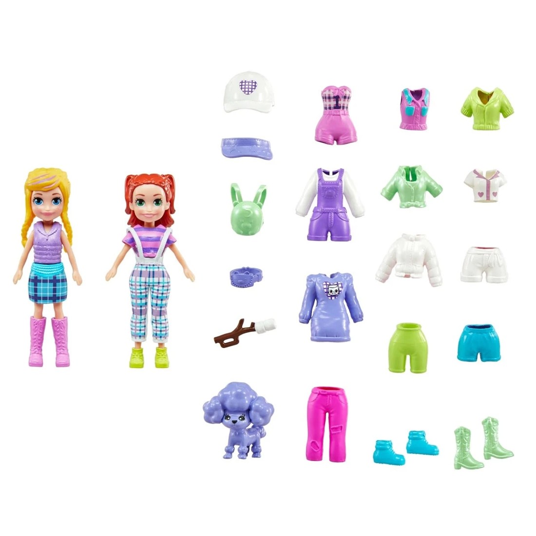 5 Polly Pocket Dolls and Accessories Pack - Assorted, 5 of 8