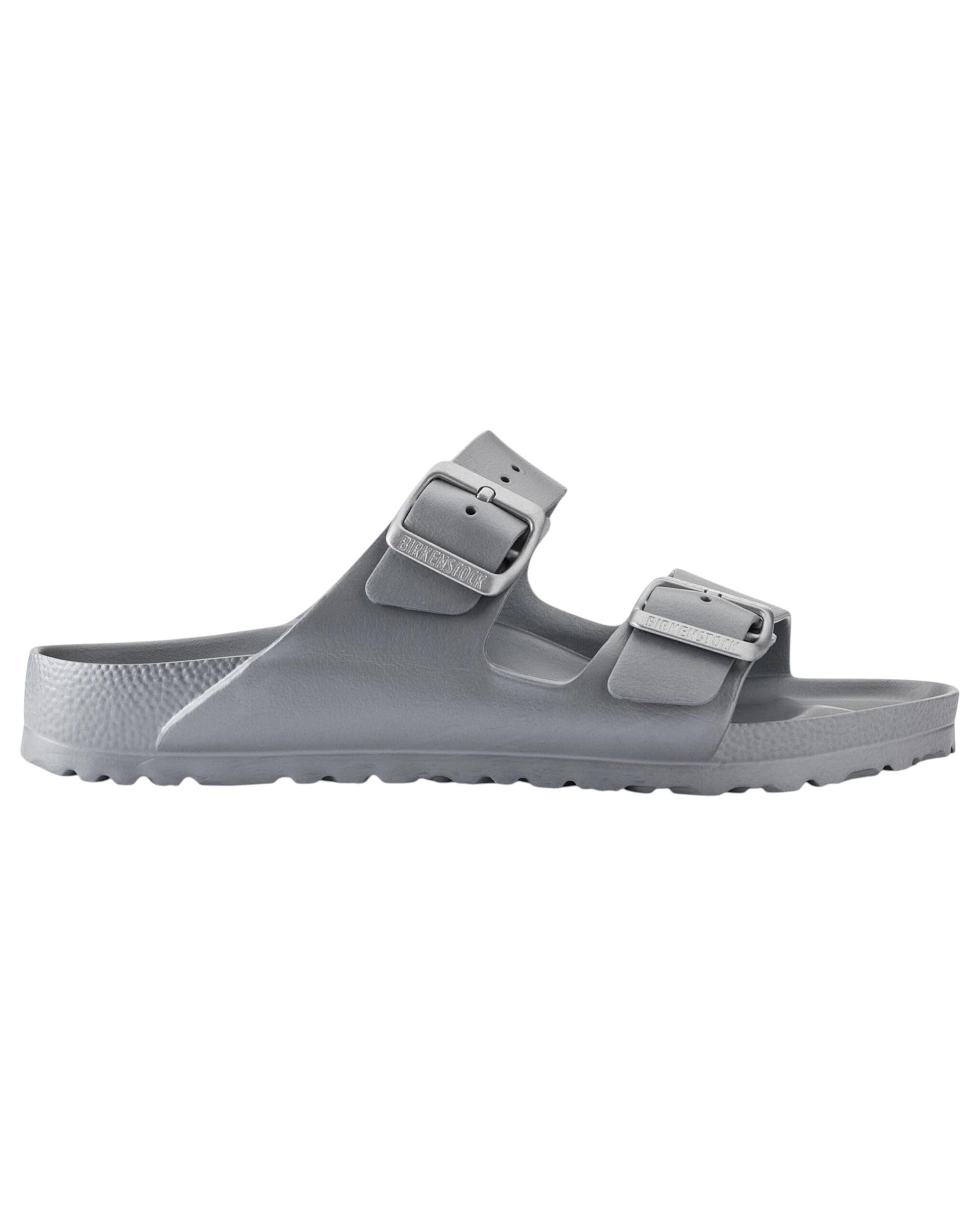 5 Birkenstock Mens Arizona EVA Regular Slip On Sandals METALLIC SILVER, 5 of 6
