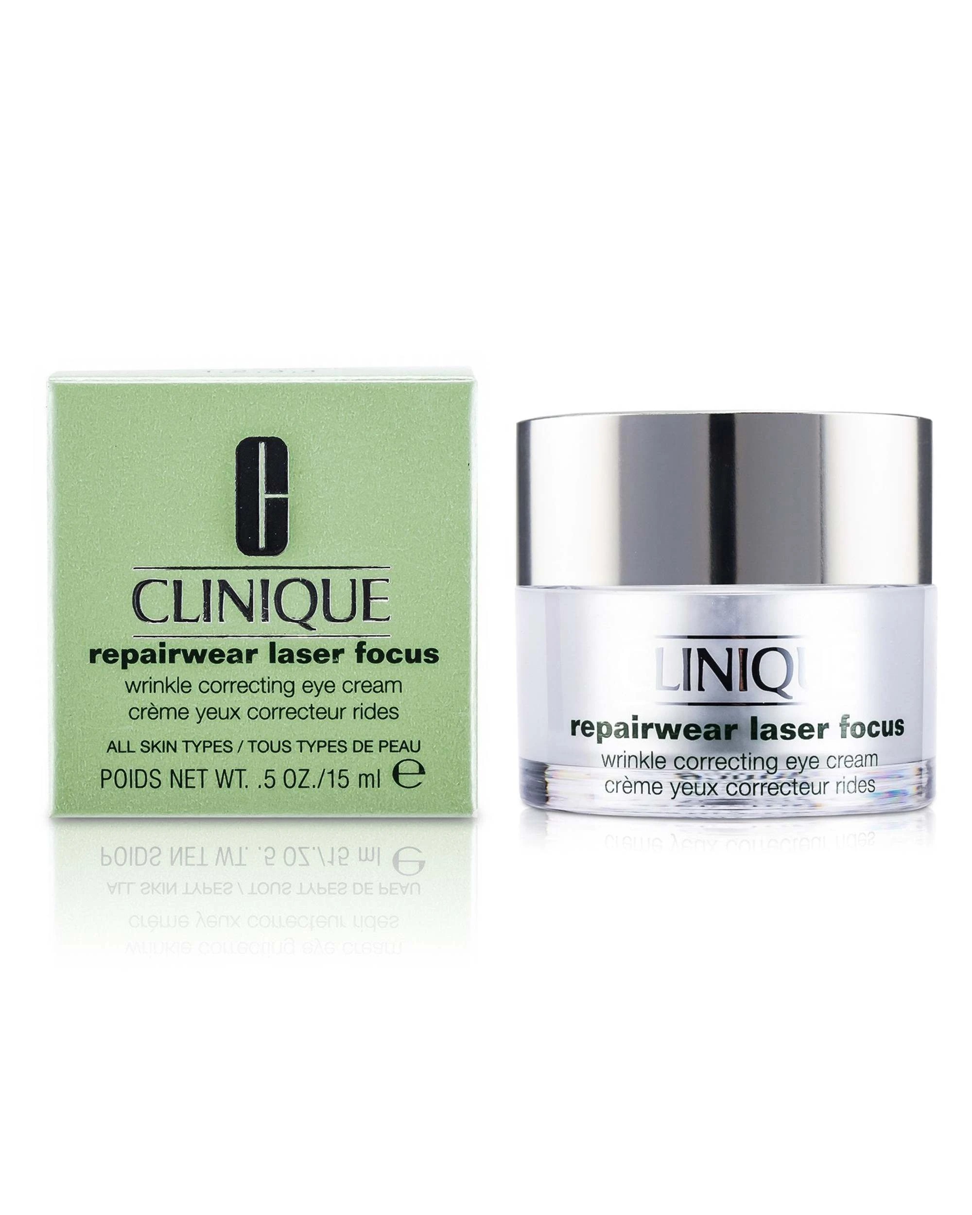 2 Clinique Repairwear Laser Focus Wrinkle Correcting Eye Cream 15ml/0.5oz - White, 2 of 3
